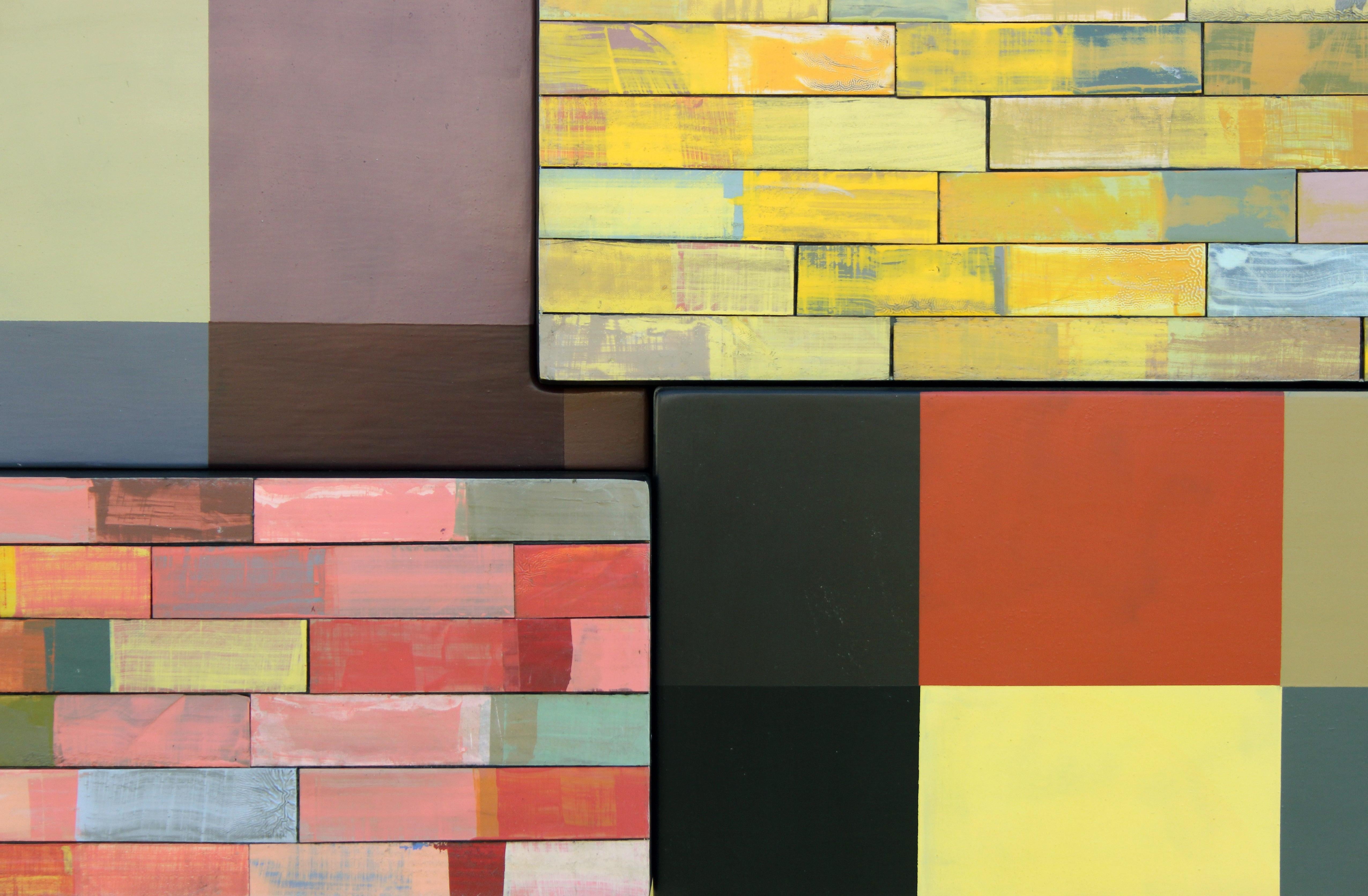 Out West 3 - Abstract Sculpture Marrón de Richard Taylor