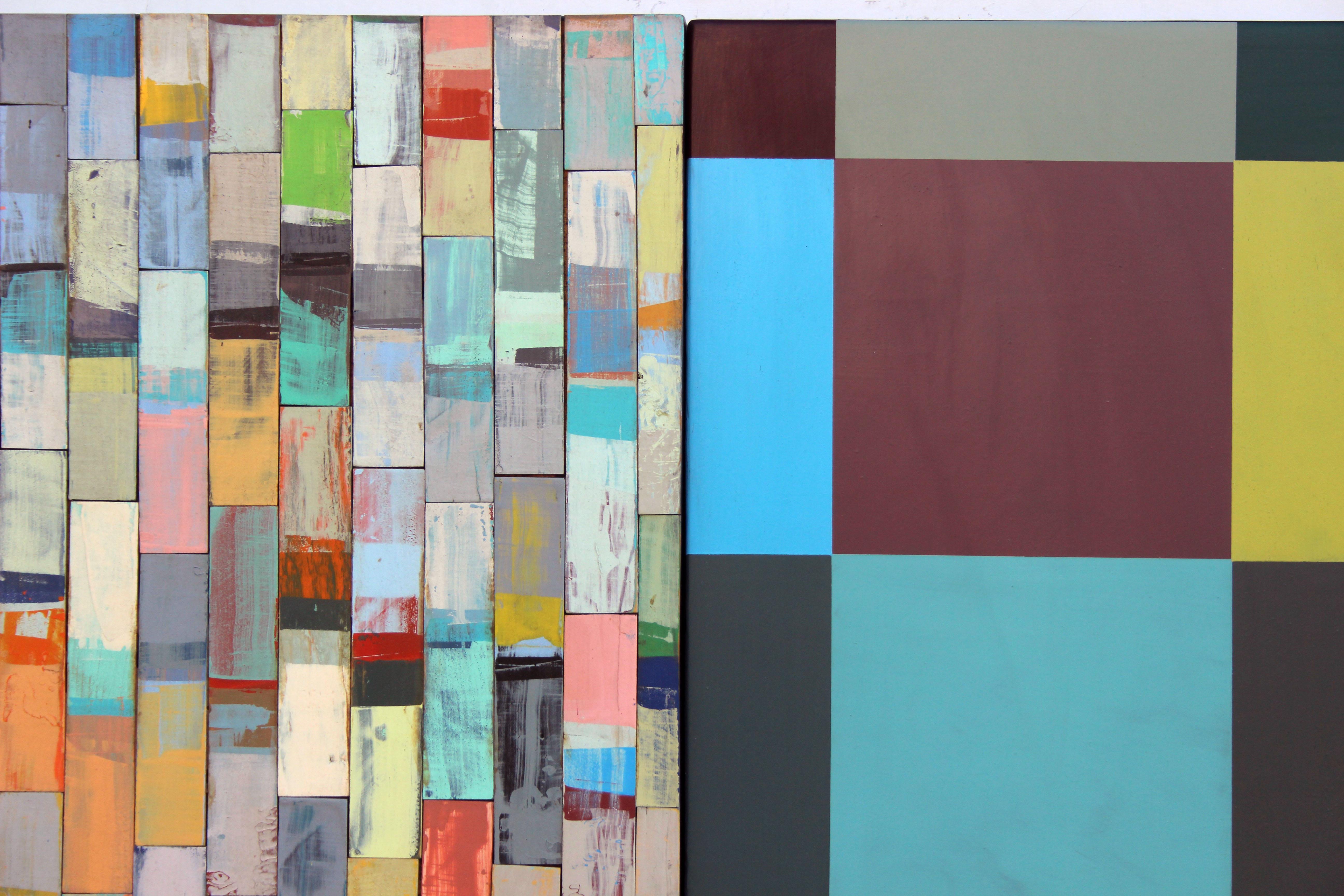 Out West 4 - Abstract Sculpture Gris de Richard Taylor