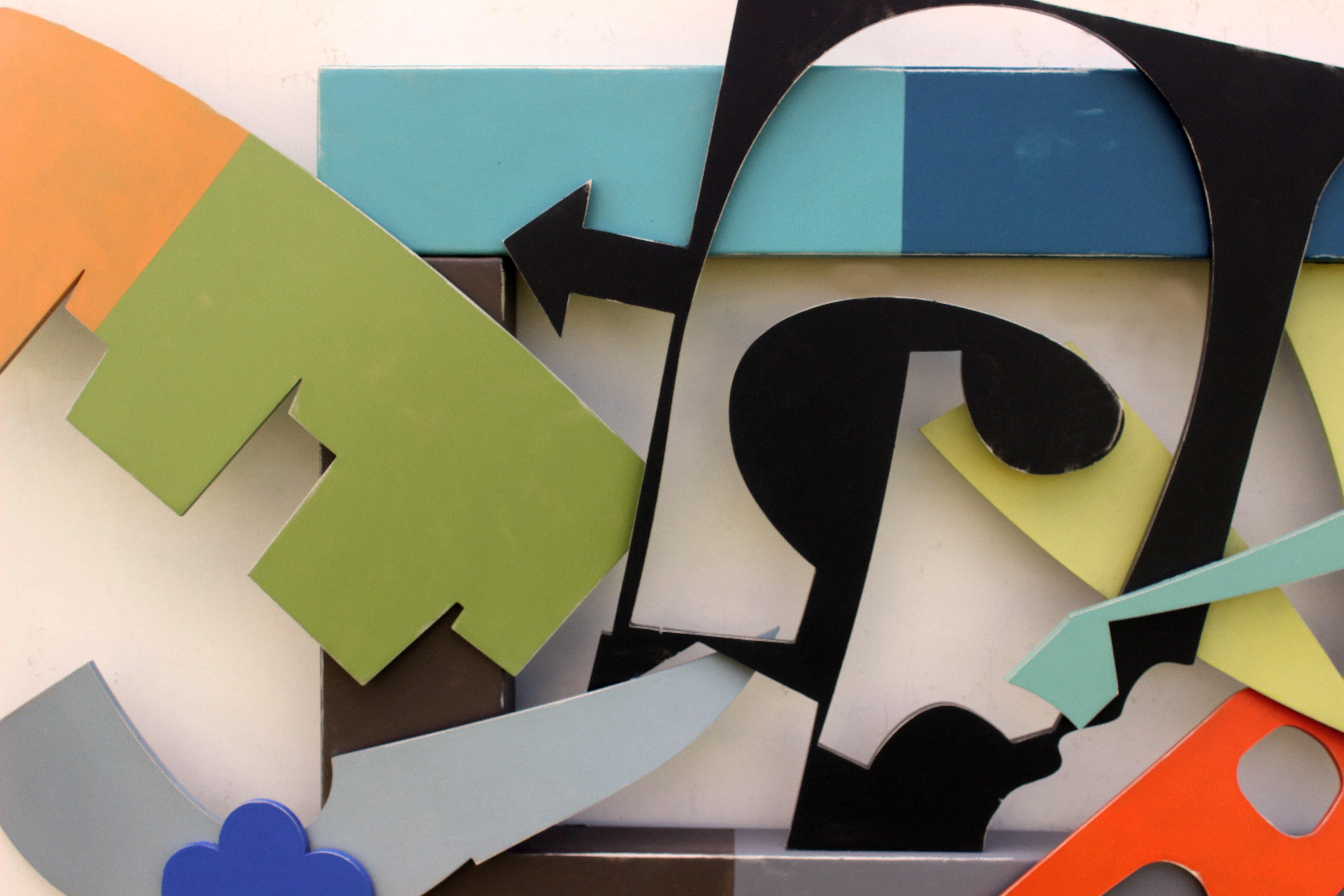 Ventana 1 - Abstract Sculpture Beige de Richard Rand Taylor