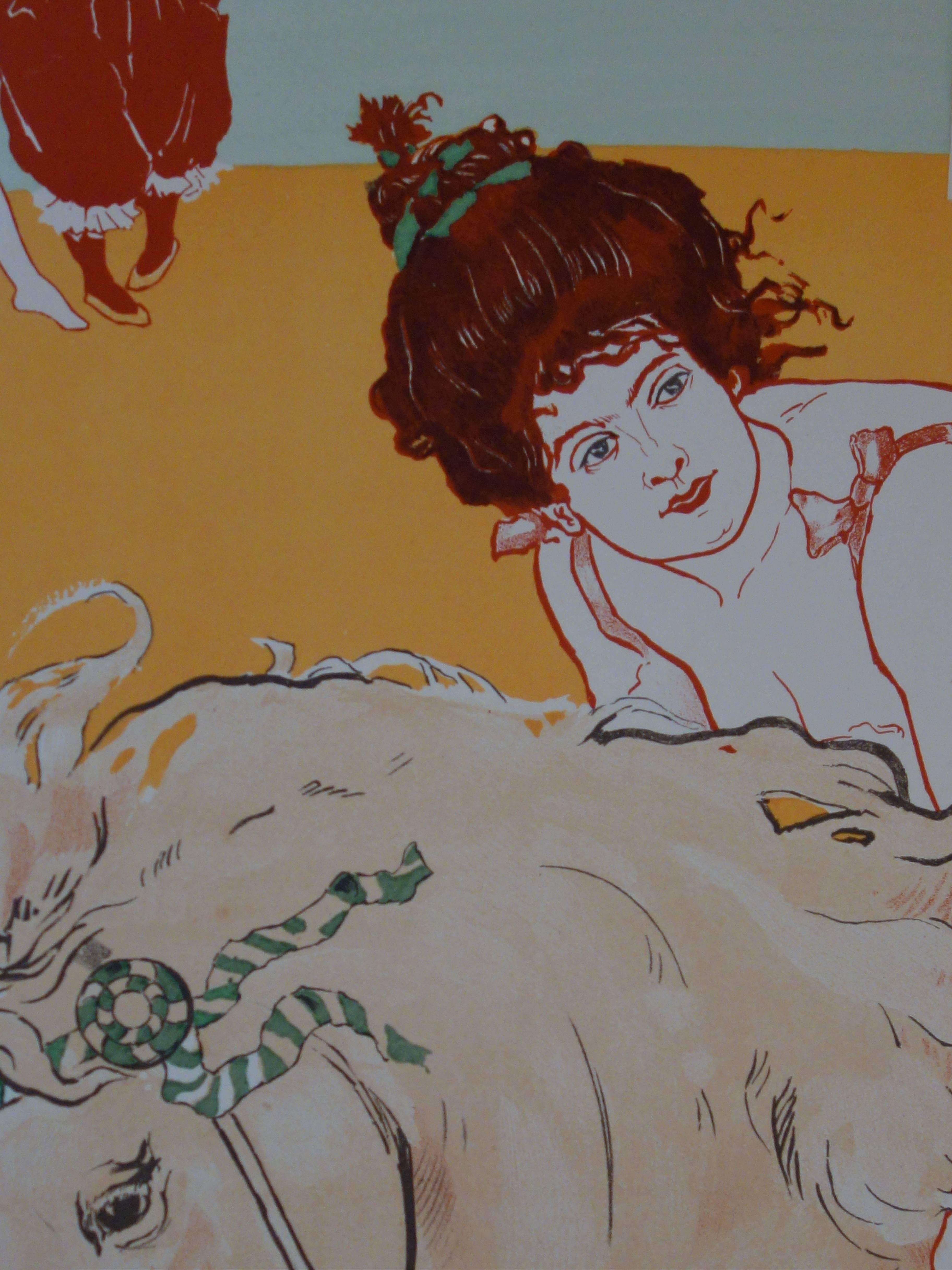 Richard Ranft (1862 - 1931)
Art Nouveau : Circo : Cavallerizza, 1898

Litografia originale (atelier Champenois)
Firma stampata nella lastra
Su Vellum, 40 x 31 cm (c. 16 x 12 in)

INFORMAZIONI: Litografia creata per il portfolio 