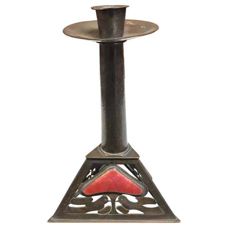 Richard Rathbone, Attributed to Voysey Pewter and Enamel Arts and ...