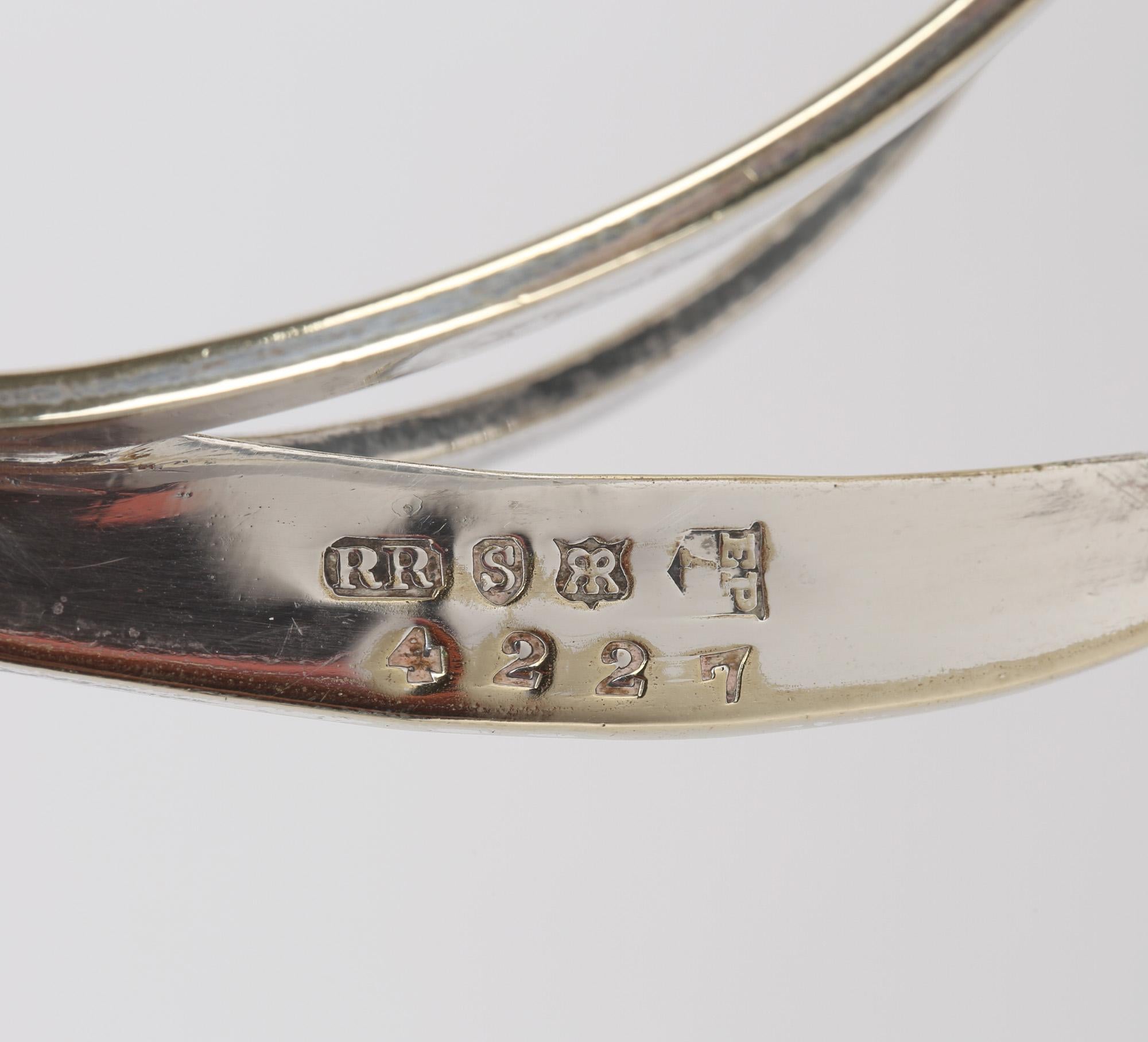 Richard Richardson Antique Sheffield Silver Plated Gondola Toast Rack 3