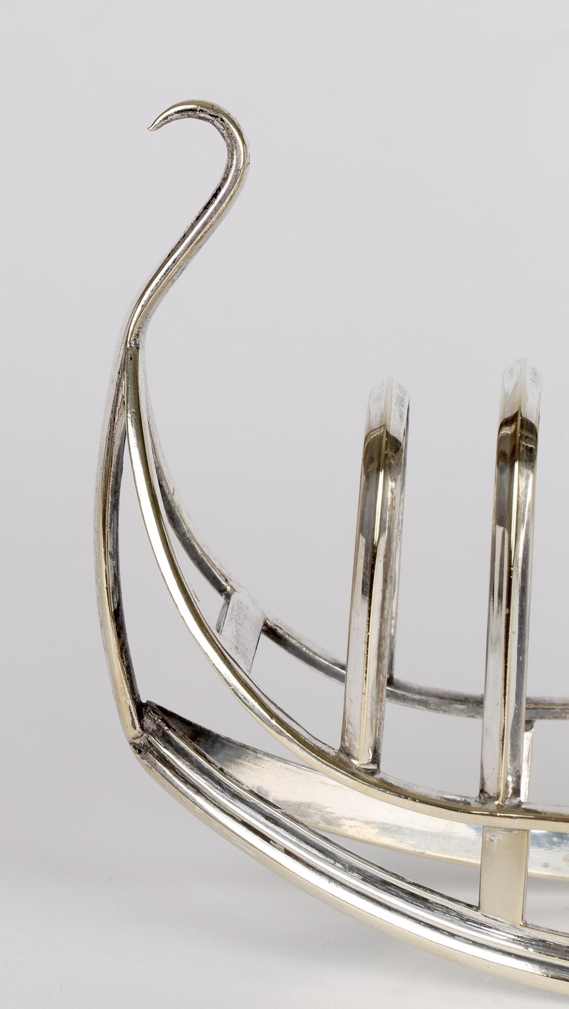 gold toast rack