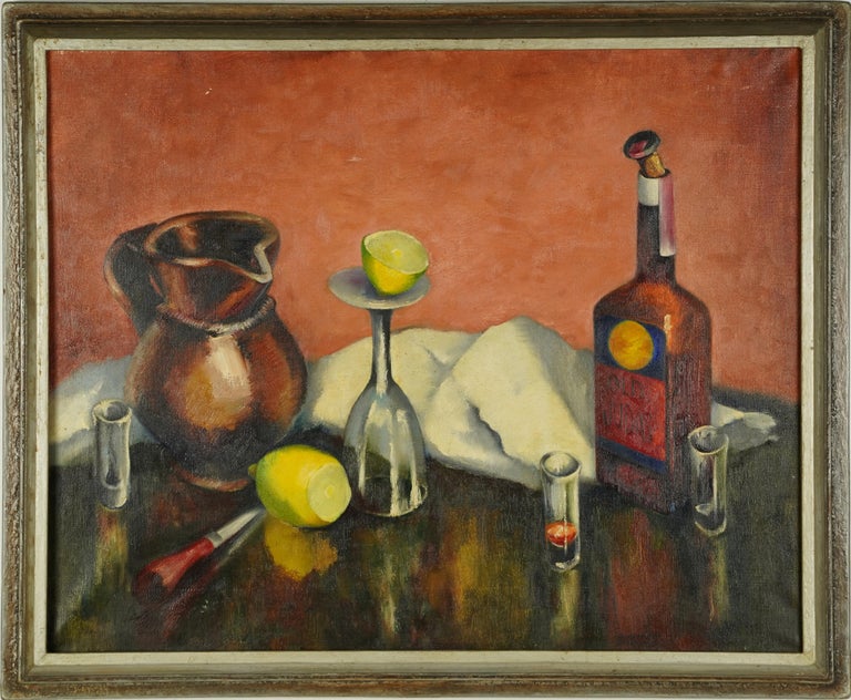 Richard Rogers - Antique American Large Modernist Exhibited Cocktail ...