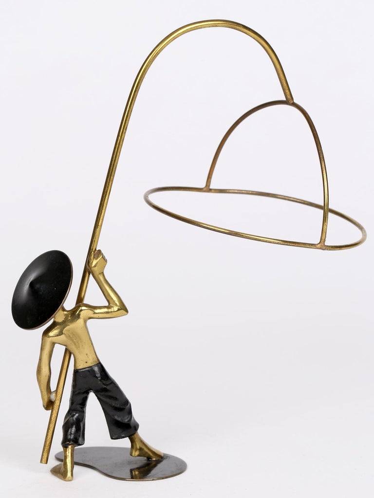 Richard Rohac Attributed Austrian Vienna Bronze Asian Bird Catcher ...