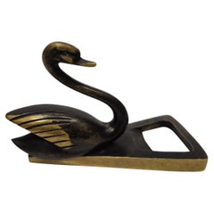 Richard Rohac Bottle Opener Swan, Vienna 1950