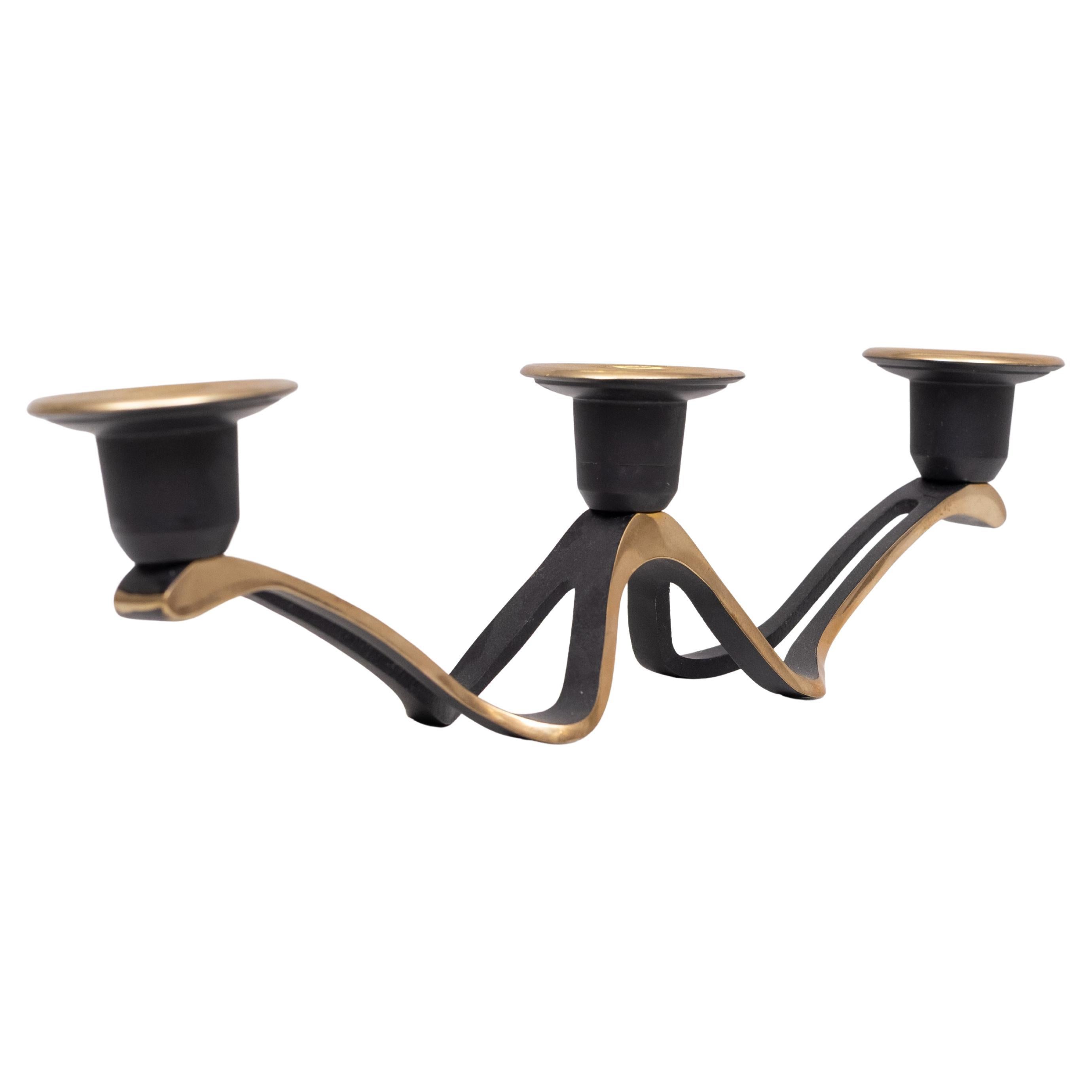Richard Rohac  candle holder by Walter Bosse  1960s Austria For Sale