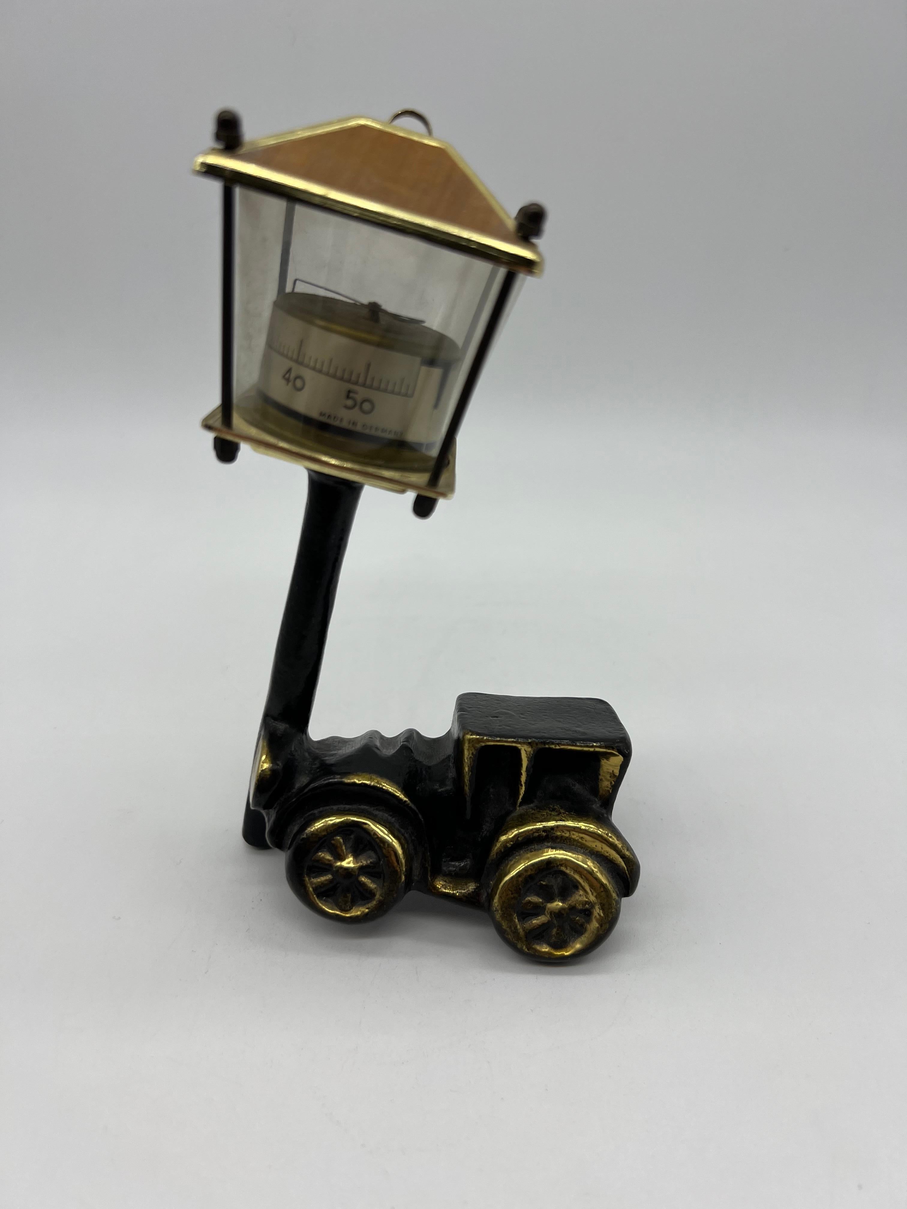 Richard rohac, rare car with lantern, thermometer, 1950, good condition.