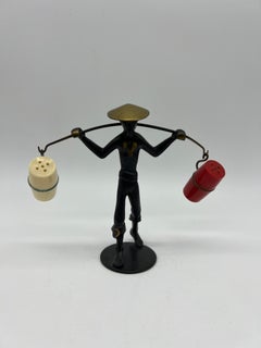 Richard Rohac Chinese Water Carrier Salt and Pepper Shaker 1955
