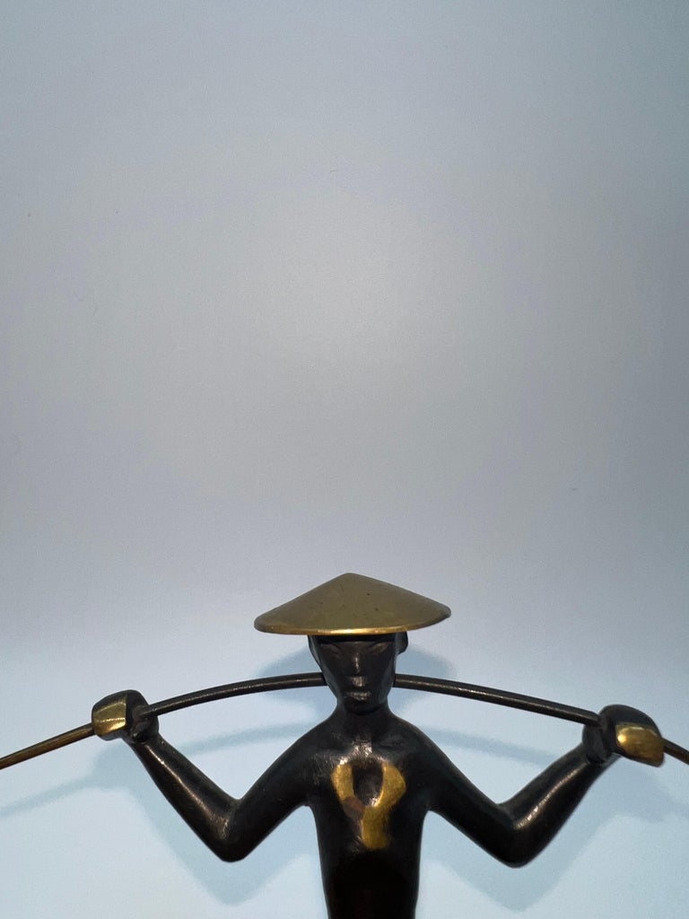 Richard Rohac Chinese Water Carrier Salt and Pepper Shaker, 1955 For ...