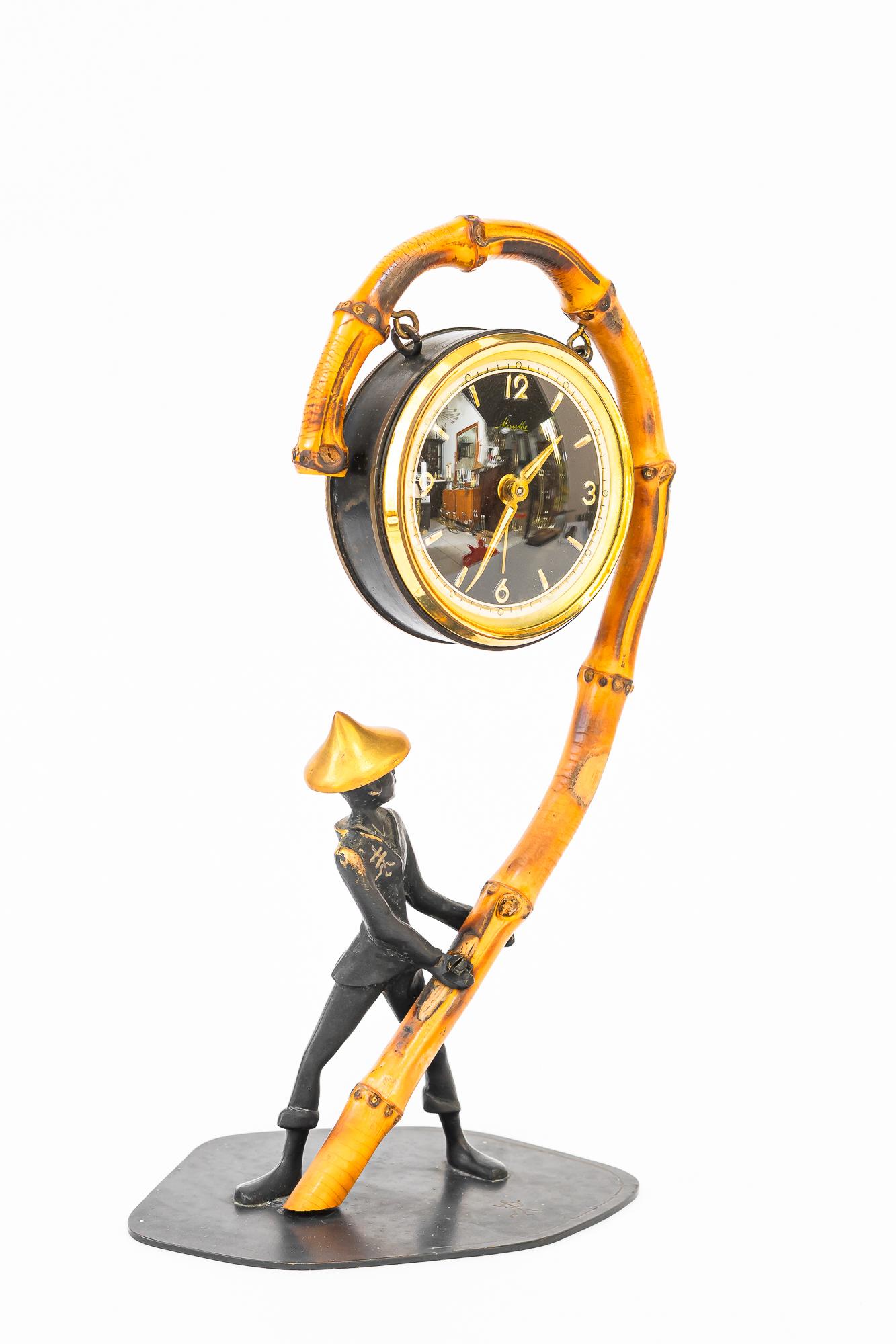Metà XX secolo Orologio di Richard Rohac degli anni '50 circa in vendita