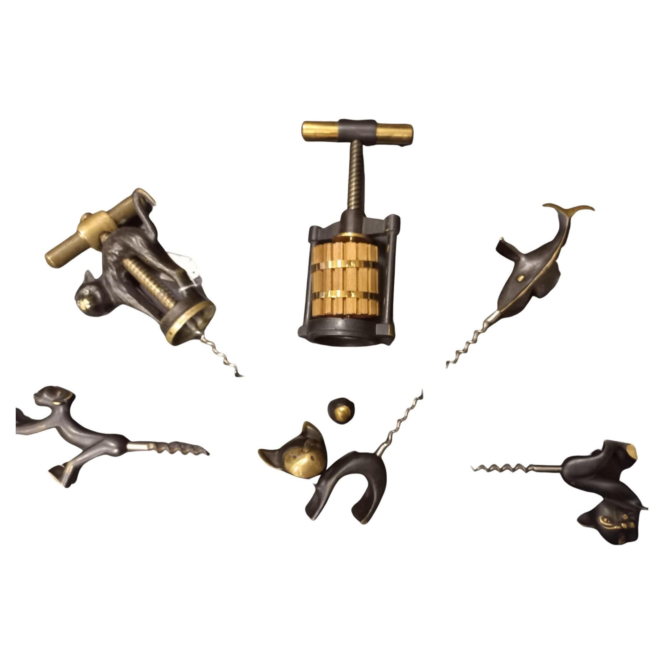 Mid-20th Century Richard Rohac Corkscrew Collection For Sale