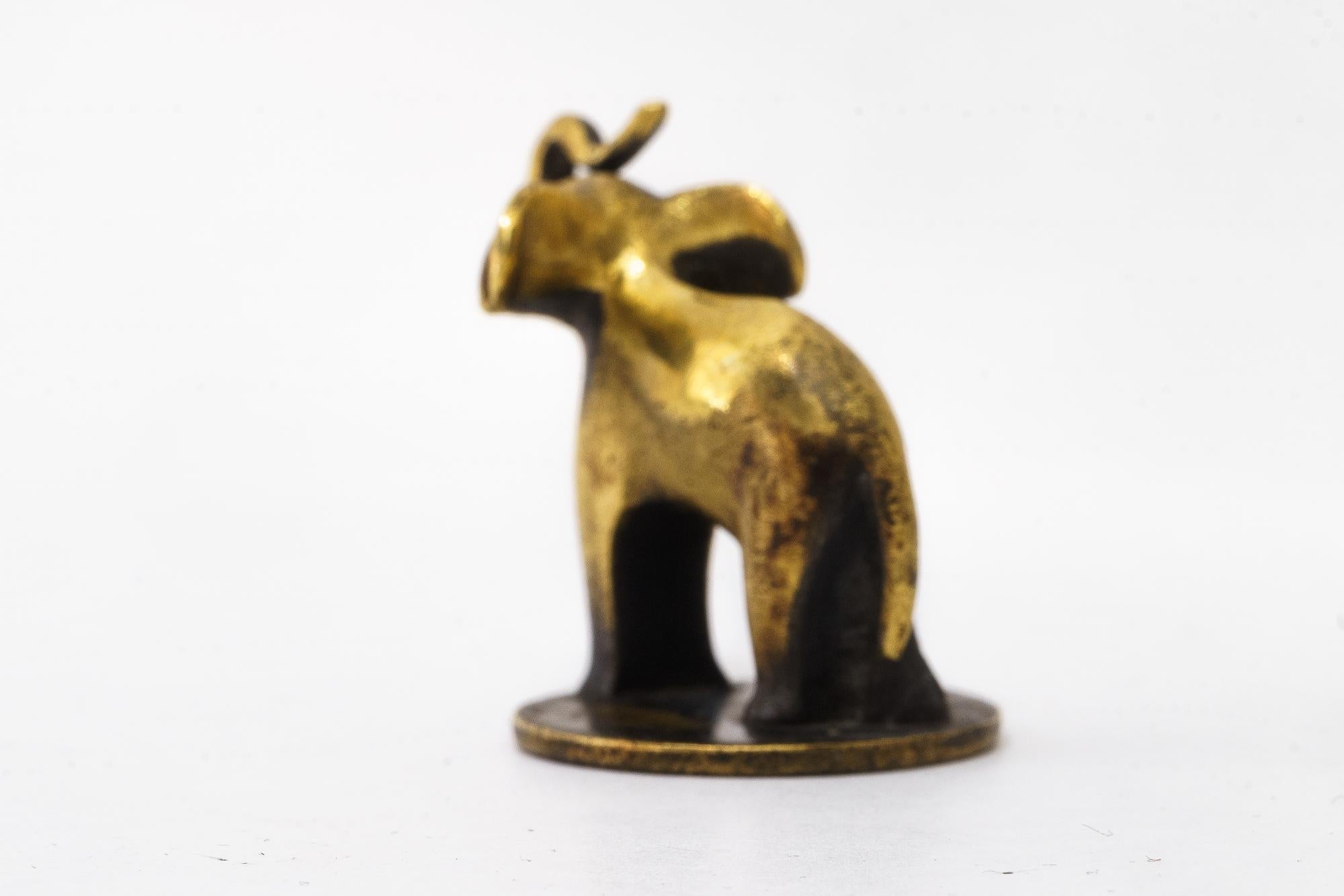Mid-Century Modern Richard Rohac elephant figurine vienna around 1950s ( marked ) For Sale