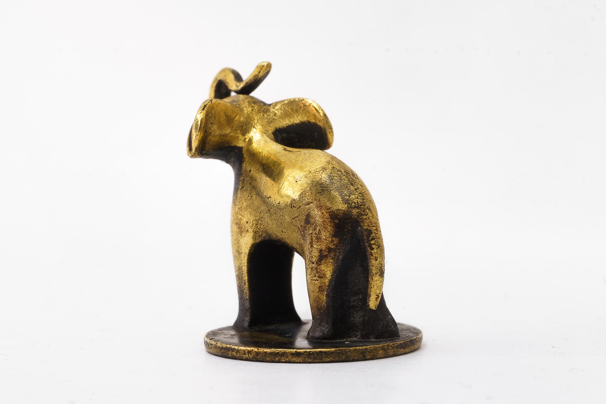 Austrian Richard Rohac elephant figurine vienna around 1950s ( marked ) For Sale