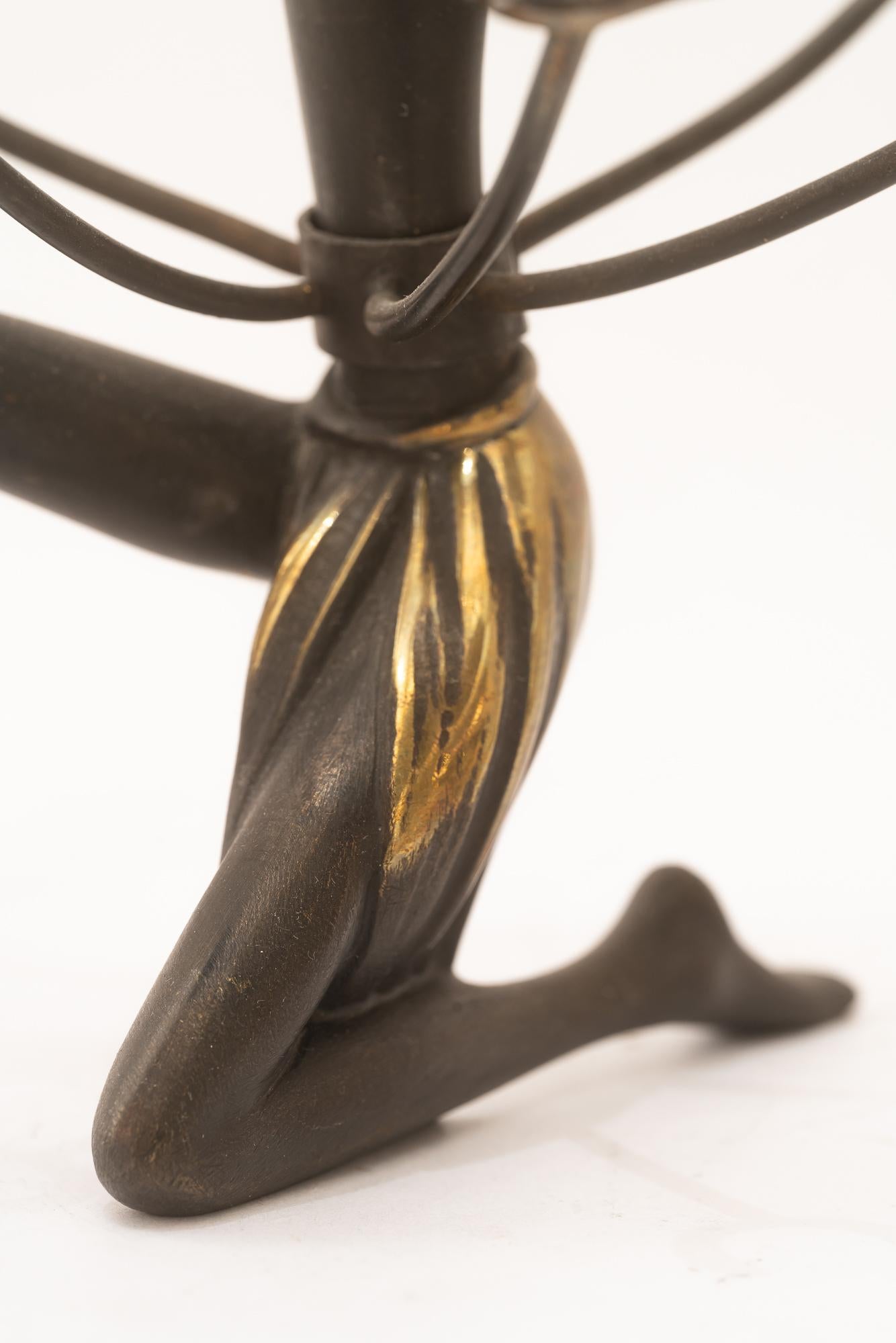 Richard Rohac Figur Glashalter um 1950 ( signiert ) im Angebot 4