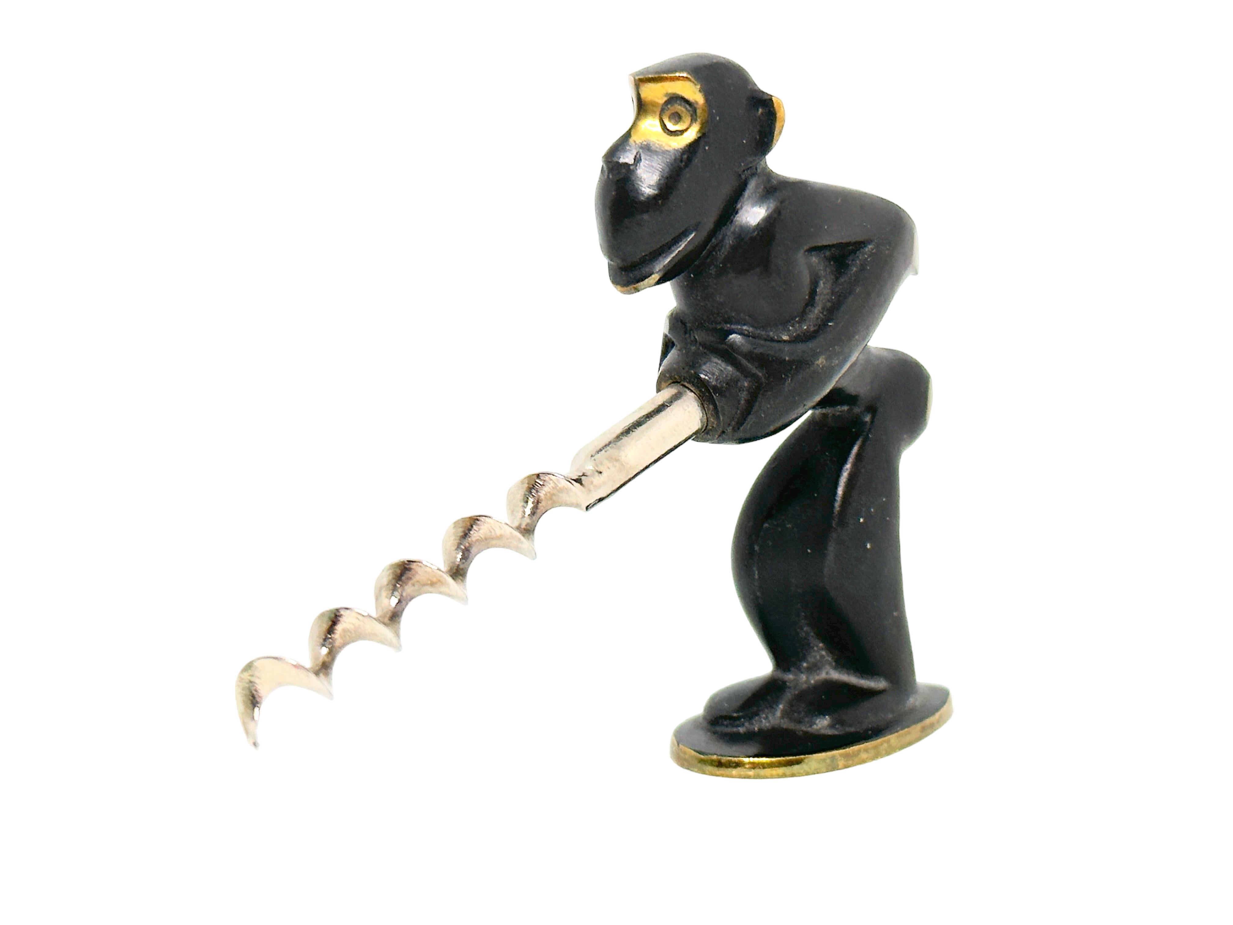 Richard Rohac Monkey Corkscrew Baller Vienna, Austria, Mid-Century Modern In Good Condition For Sale In Nuernberg, DE