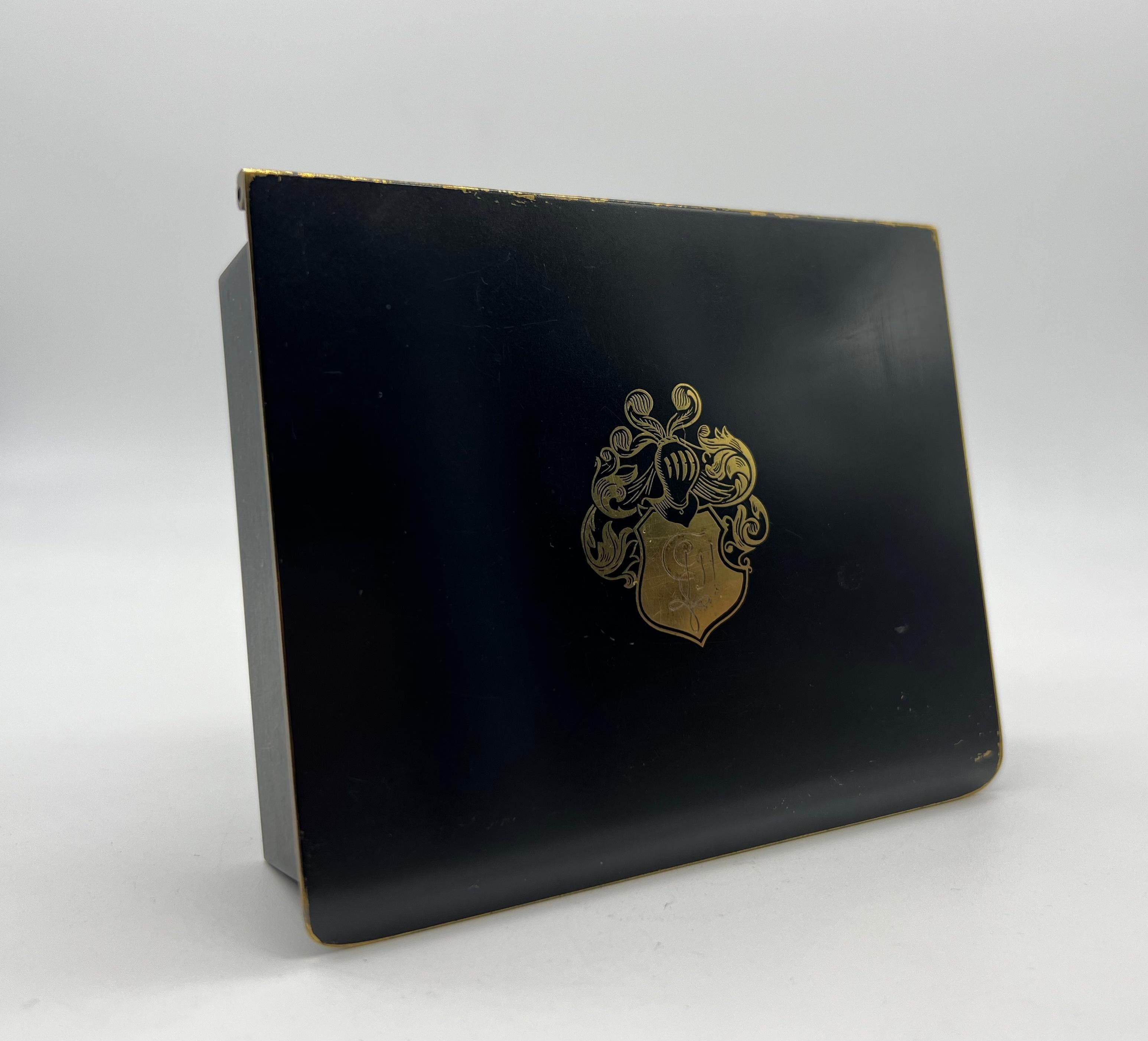 Other Richard Rohac Viennese Bronze Cigarette Box, Mid-20th Century For Sale