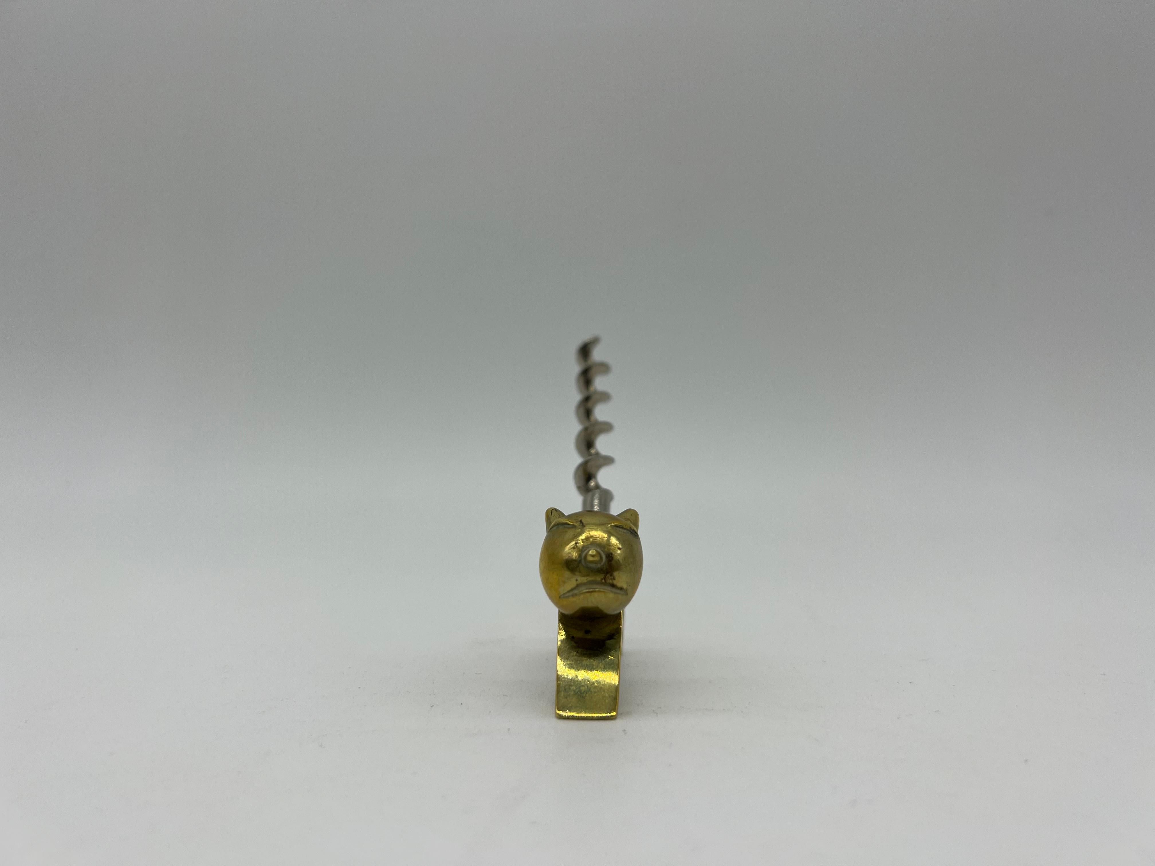 Richard Rohac Wiener Bronze-Korkenzieher Katze, Mitte des 20. Jahrhunderts im Angebot 6