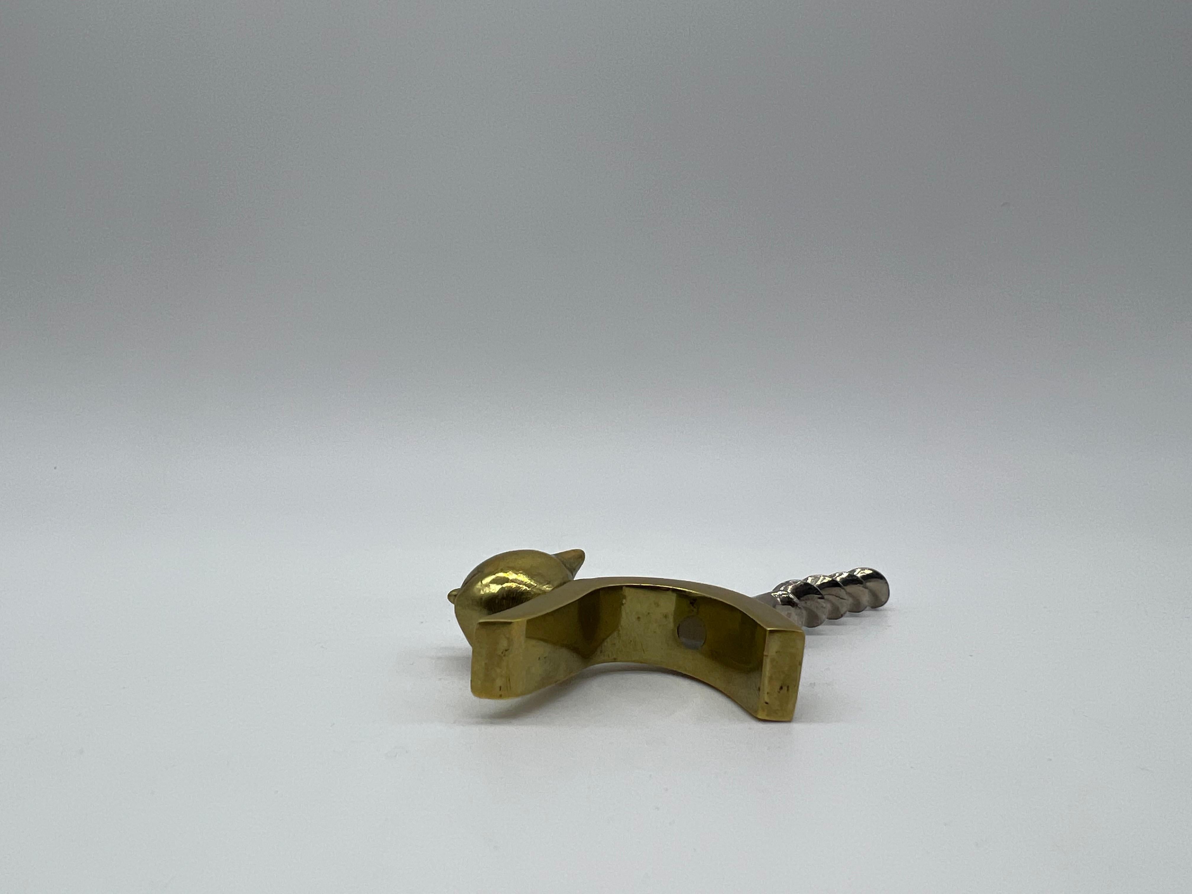 Other Richard Rohac Viennese Bronze Corkscrew Cat, Mid-20th Century For Sale