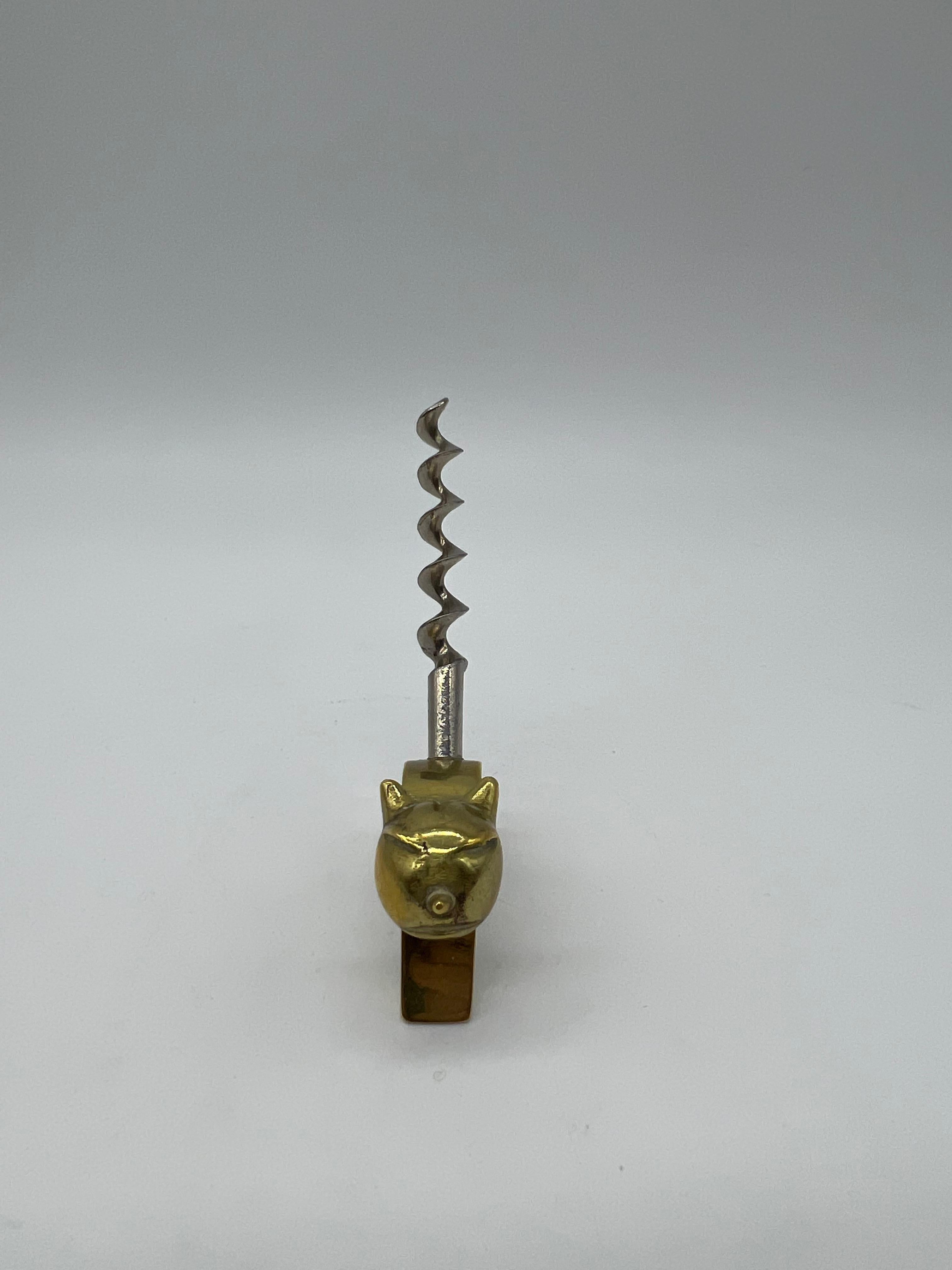 Richard Rohac Viennese Bronze Corkscrew Cat, Mid-20th Century For Sale 3