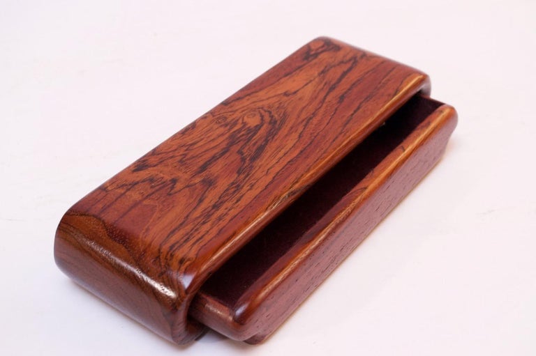 Richard Rothbard Sculptural Cocobolo Jewelry Box at 1stDibs bubinga