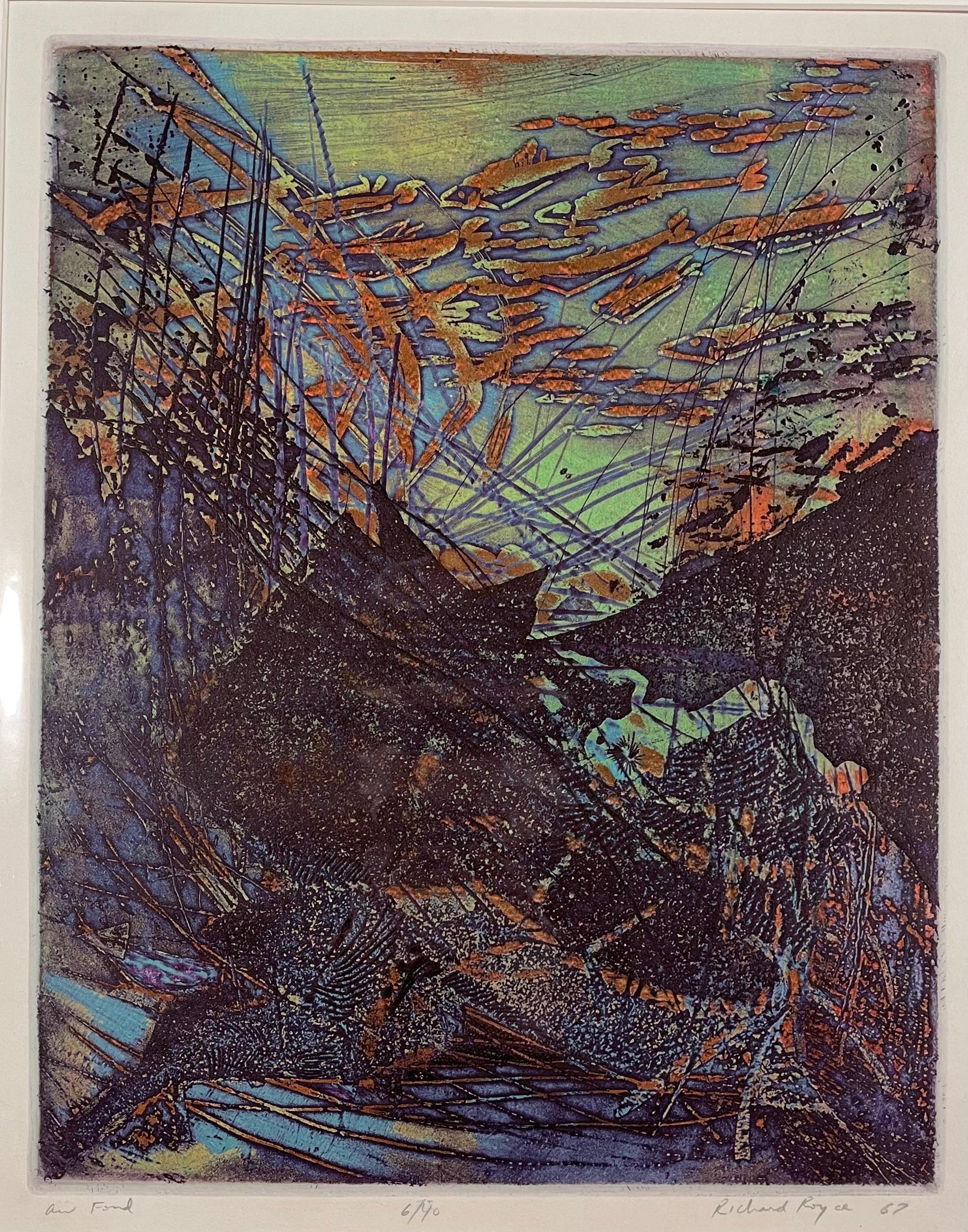 Richard Royce Abstract Print - AU FOND