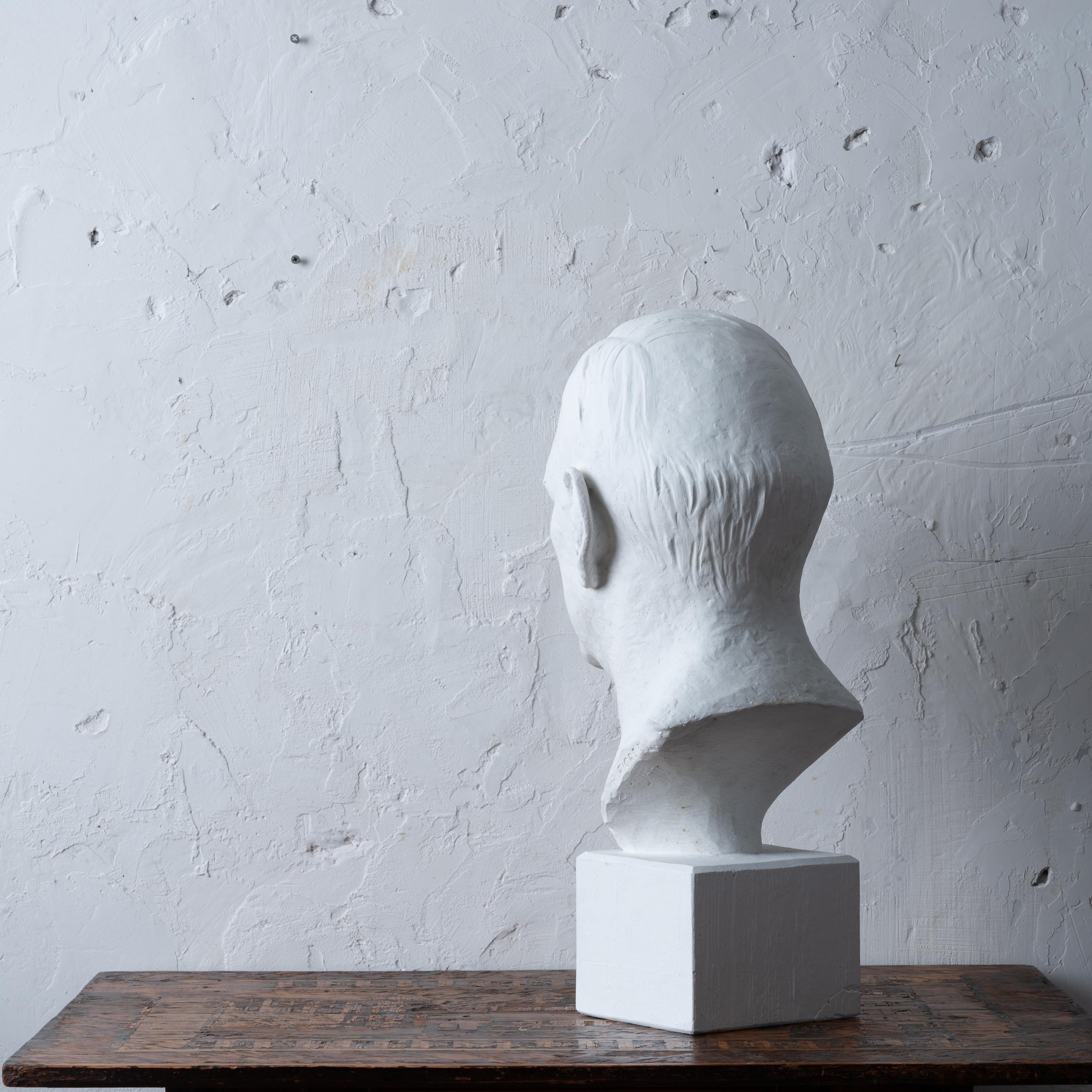 Richard Russell Jr. Bust by Rosario Russell Fiore, 1975 For Sale 2