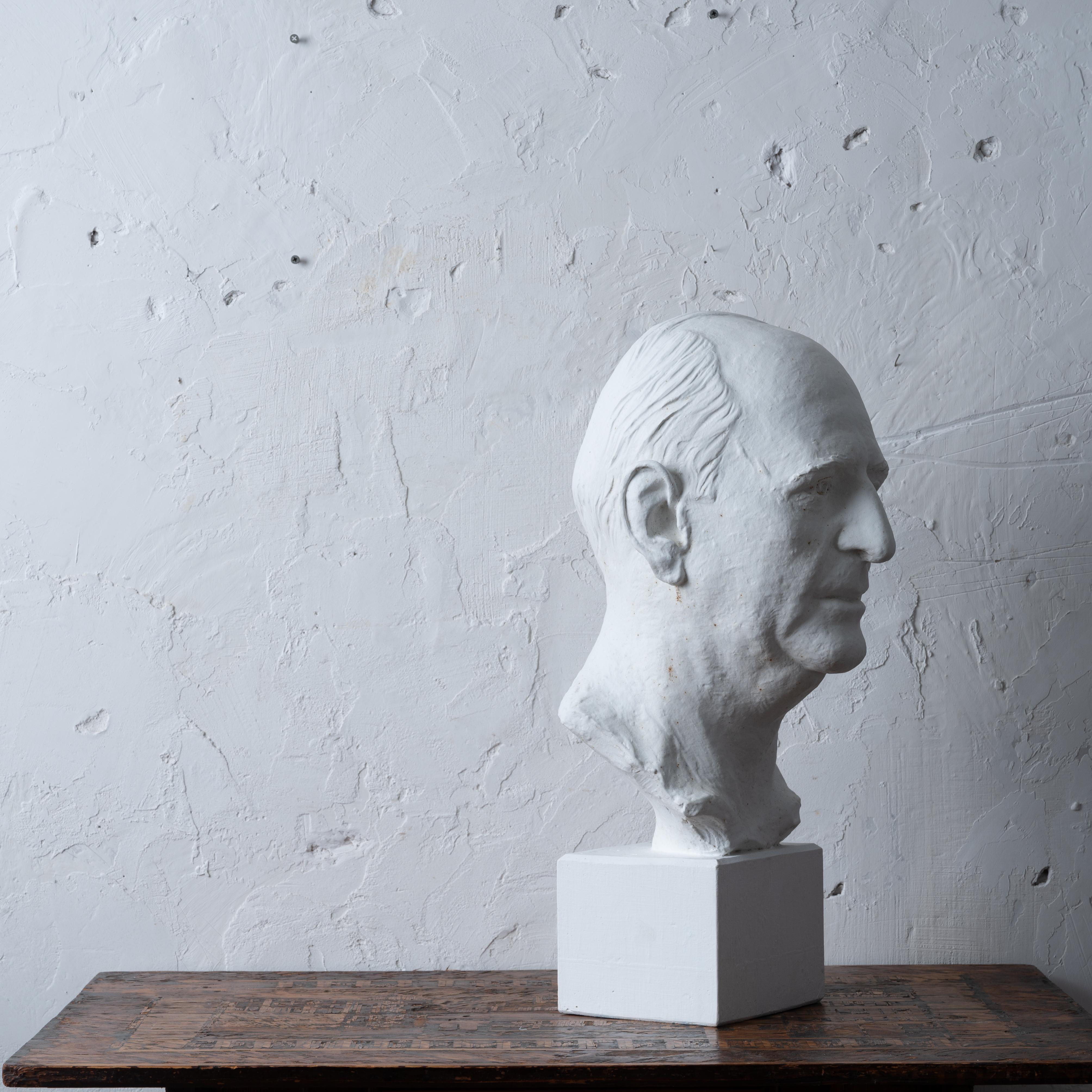 Late 20th Century Richard Russell Jr. Bust by Rosario Russell Fiore, 1975 For Sale