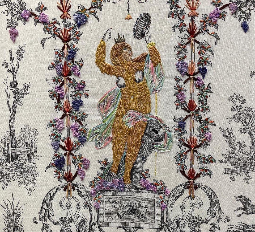 richard saja embroidery artist