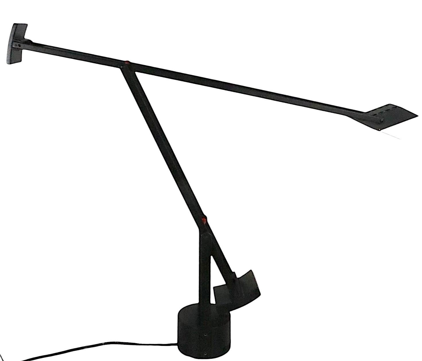 20th Century Richard Sapper Flex Arm Counterweigh Angle Poise Desk Lamp by Artimide c. 1970's For Sale