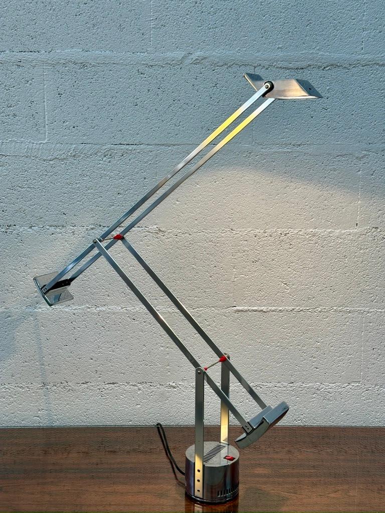 Italian Richard Sapper Tizio X30 lamp 1990 Chrome limited edition numbering and signe For Sale