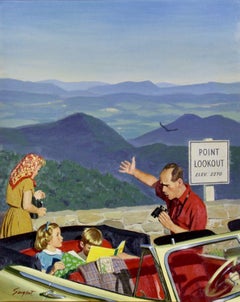 Lookout Point, couverture du Saturday Evening Post