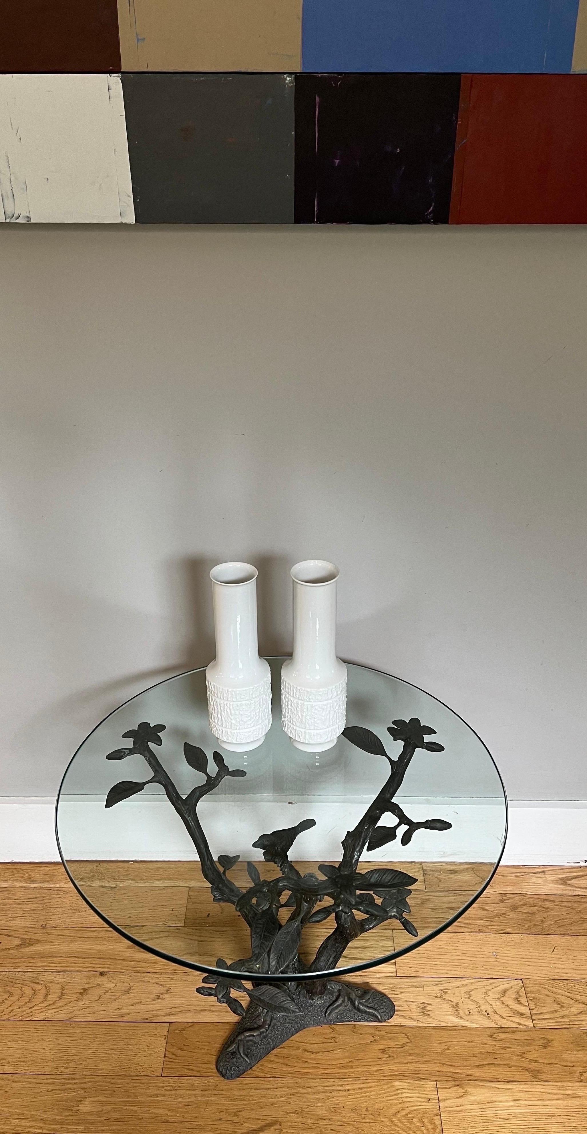 Allemand Richard Scharrer pour Thomas  Paire de vases d'art optique en porcelaine allemande de 1970  en vente