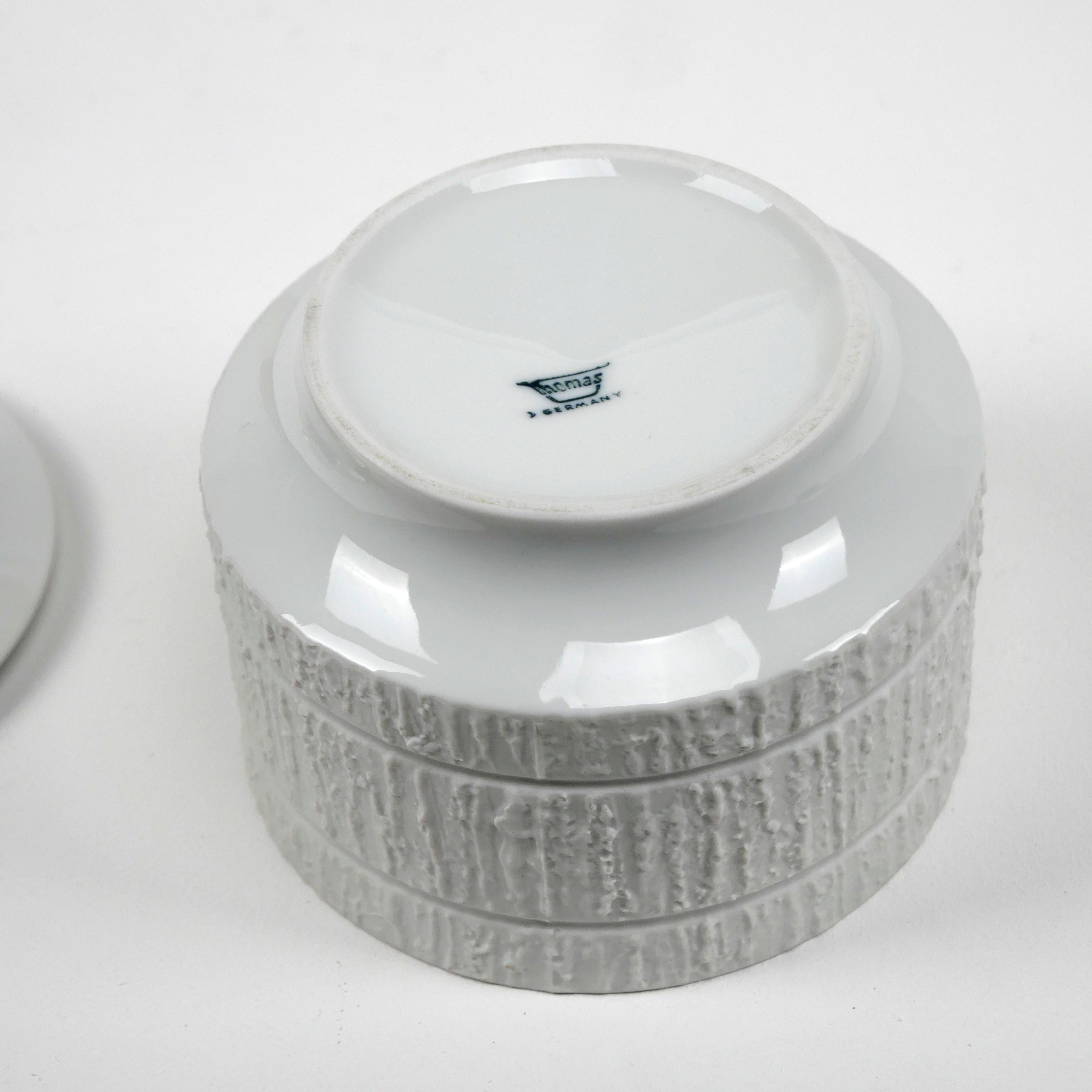 Richard Scharrer, Thomas Rosenthal Germany 'Arcta' pot with lid, 1970s brutalist 1