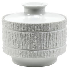 Richard Scharrer, Thomas Rosenthal Germany 'Arcta' pot with lid, 1970s brutalist