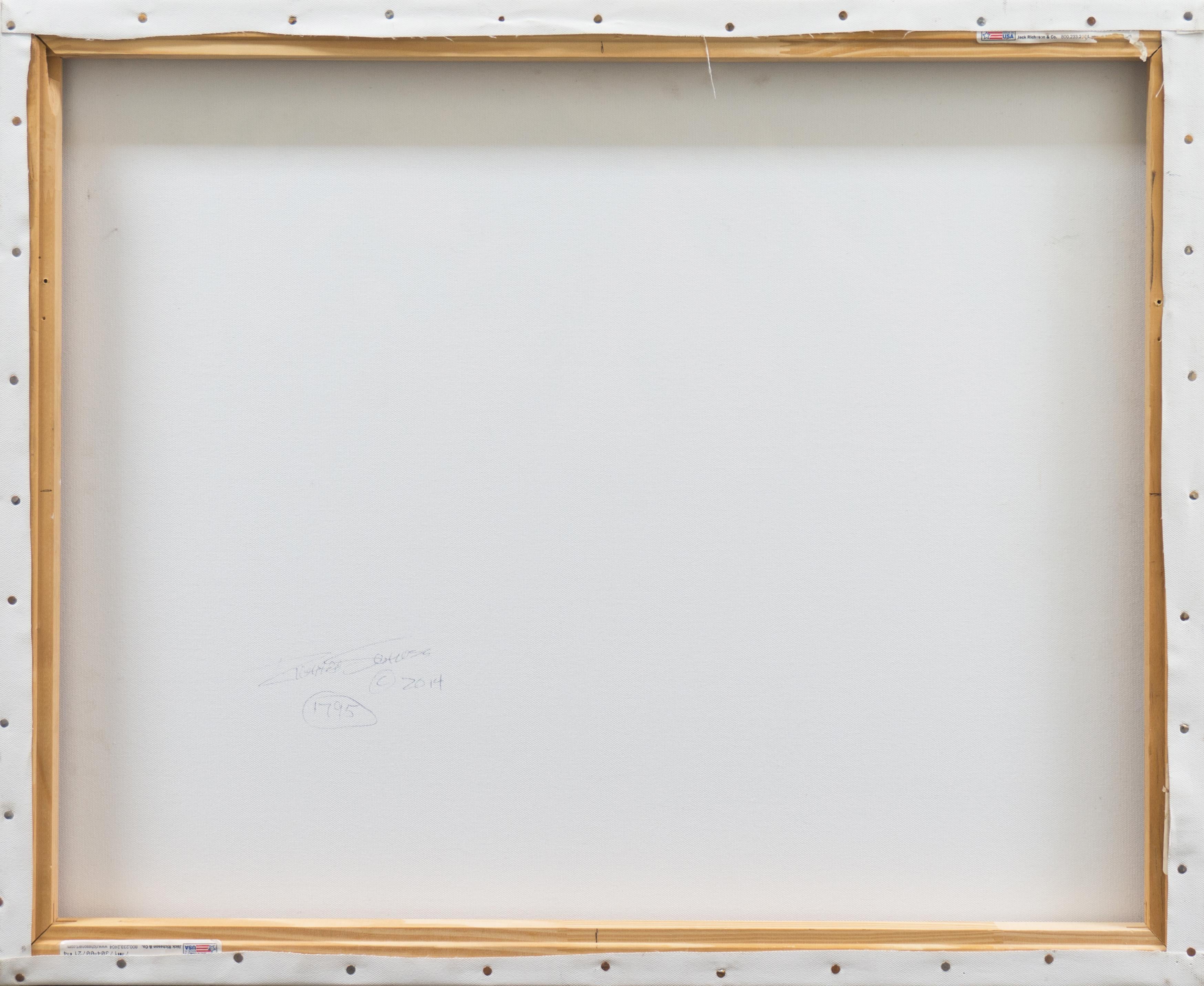 Signed lower right, 'R. Schloss' for Richard Schloss (American, born 1953) and dated 2014; additionally signed, dated and inscribed, verso. 

This notable California artist received his Master of Fine Arts in Painting at UCSB in 1979 with a  BA in