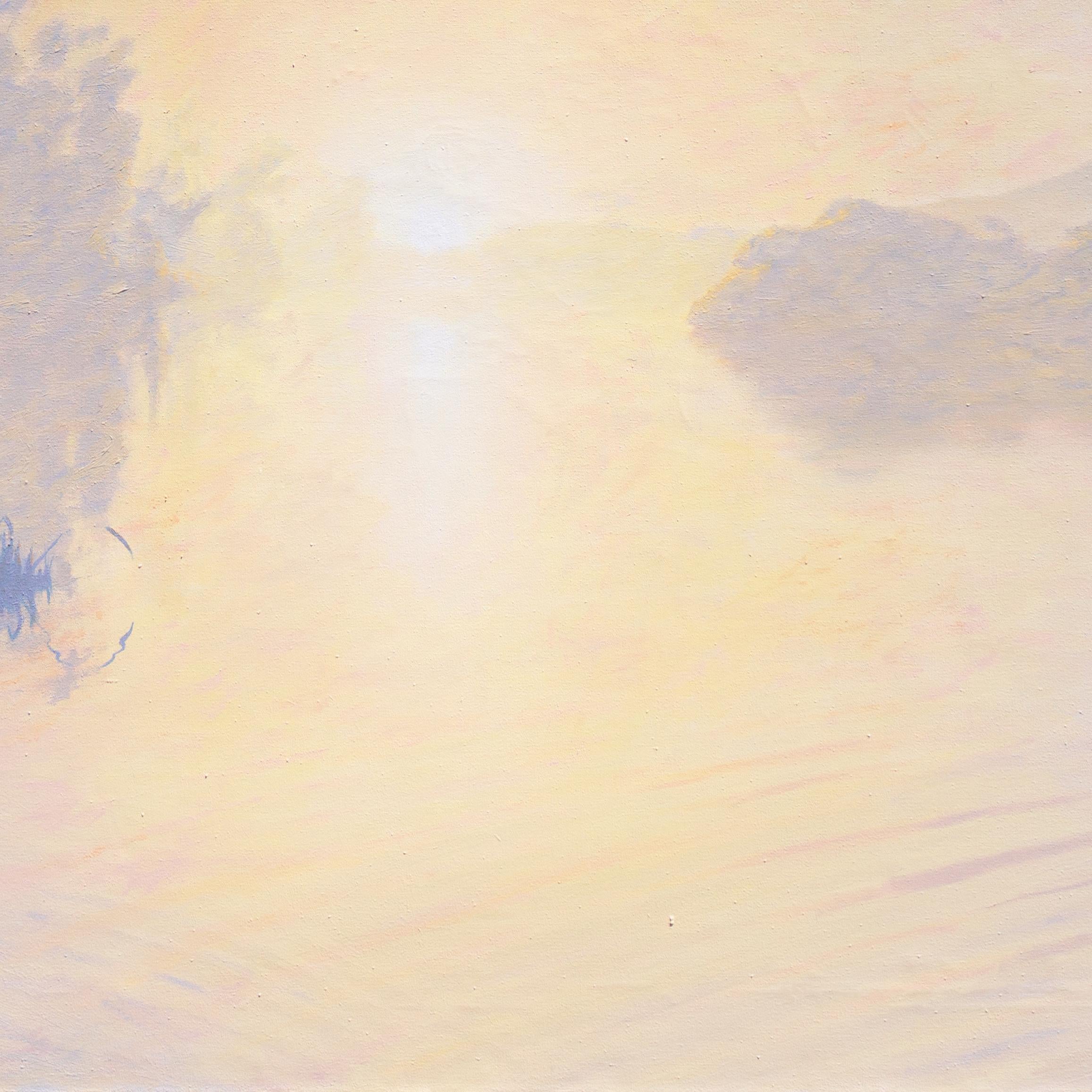 'Santa Barbara Bird Sanctuary', Ventura Art Museum, Large Oil, UCSB, MFA, PAMF - Painting by Richard Schloss