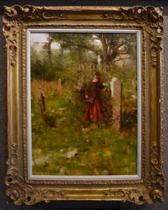 "DALMALLY CHURCH YARD" PAINTED 1999