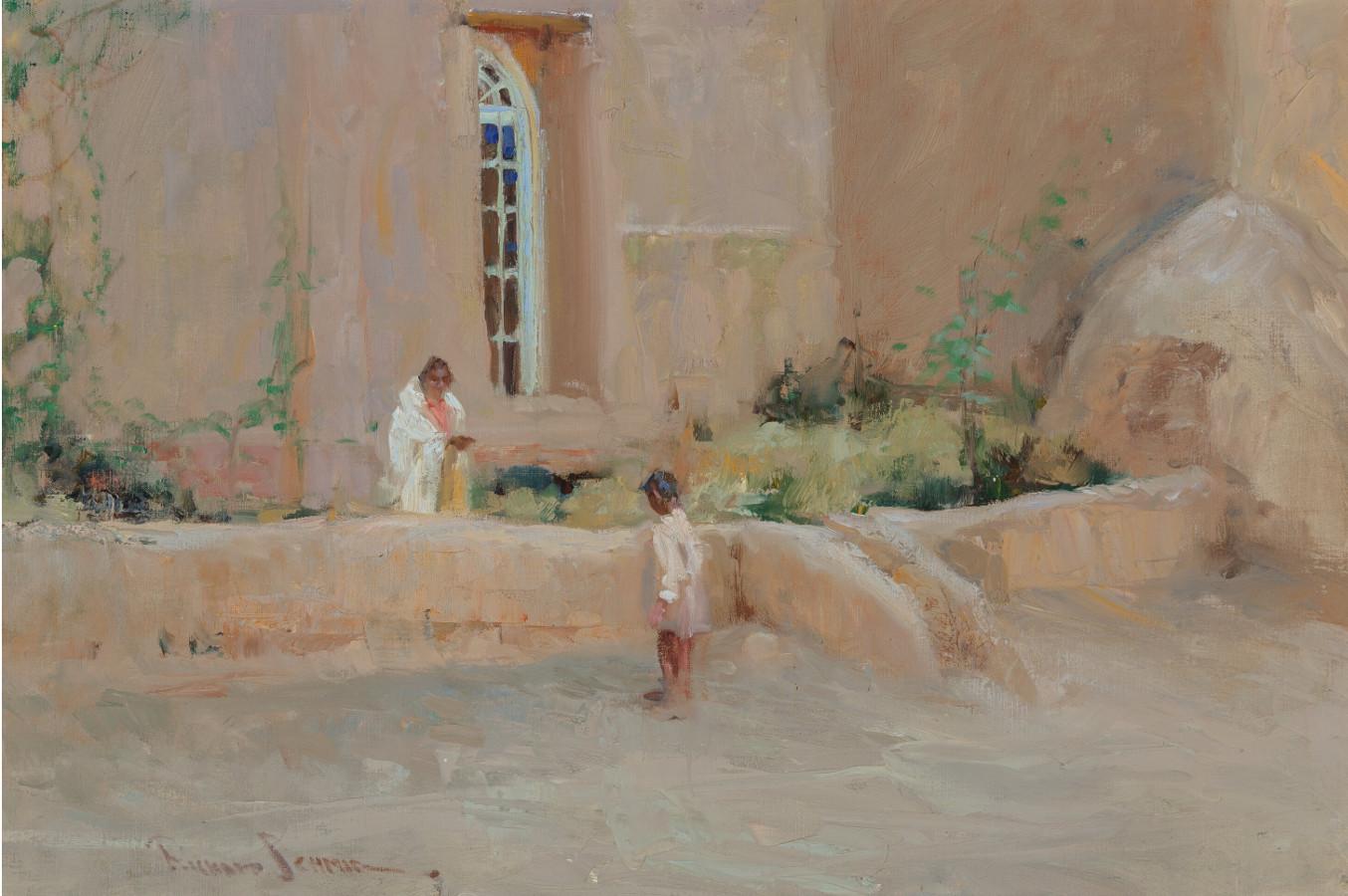 Richard Schmid (1934-2021) Chiesa della Missione di San Francisco de Asis, Taos, New Mex. 1