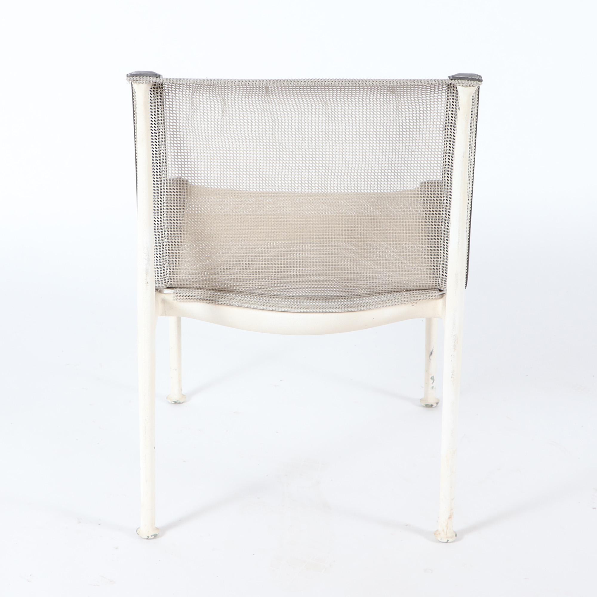 Aluminum Richard Schultz a Set of Four Garden Chairs for Knoll