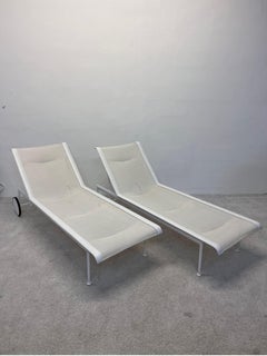 Richard Schultz 1966 Adjustable Outdoor Chaise Lounges for Knoll - a Pair