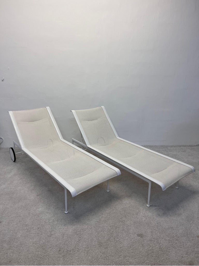 Richard Schultz 1966 Adjustable Outdoor Chaise Lounges for Knoll a