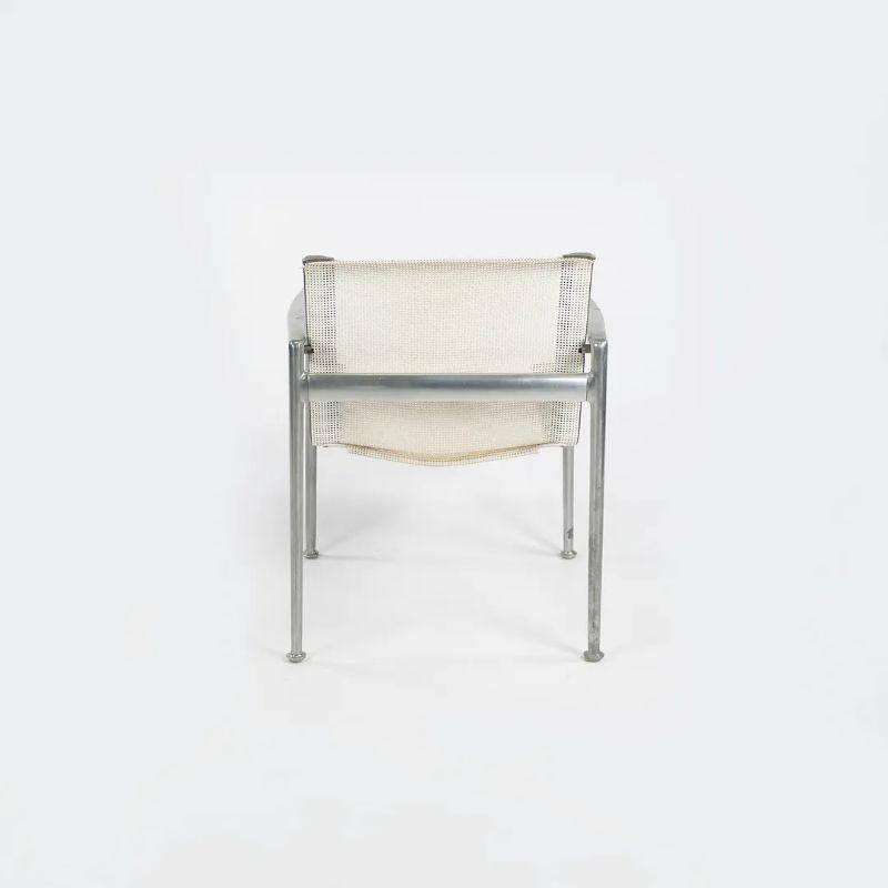 American Richard Schultz 1966 Series Aluminum Prototype Dining Arm Chair w/ Rivets For Sale
