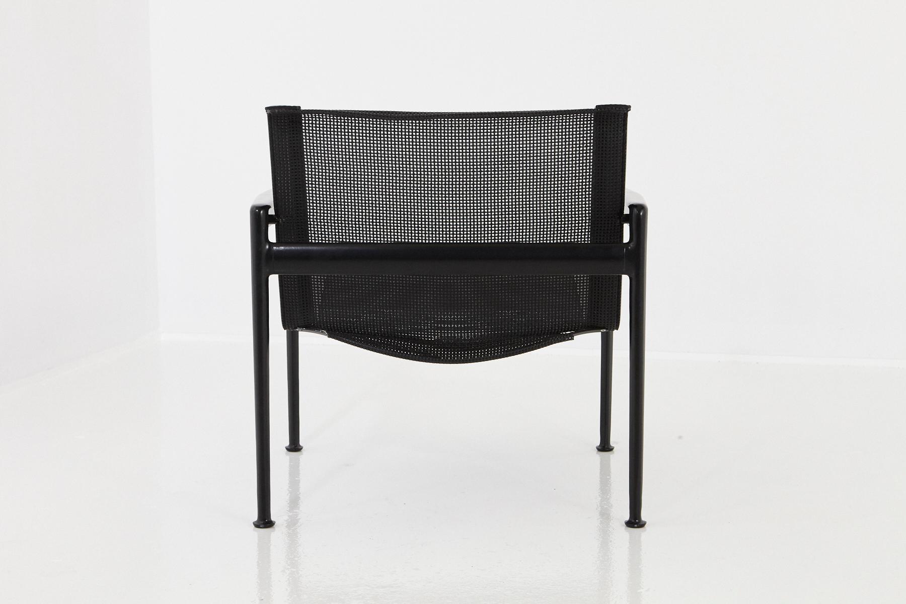 American Richard Schultz All Black Garden Lounge Chair from the '1966 Collection' For Sale