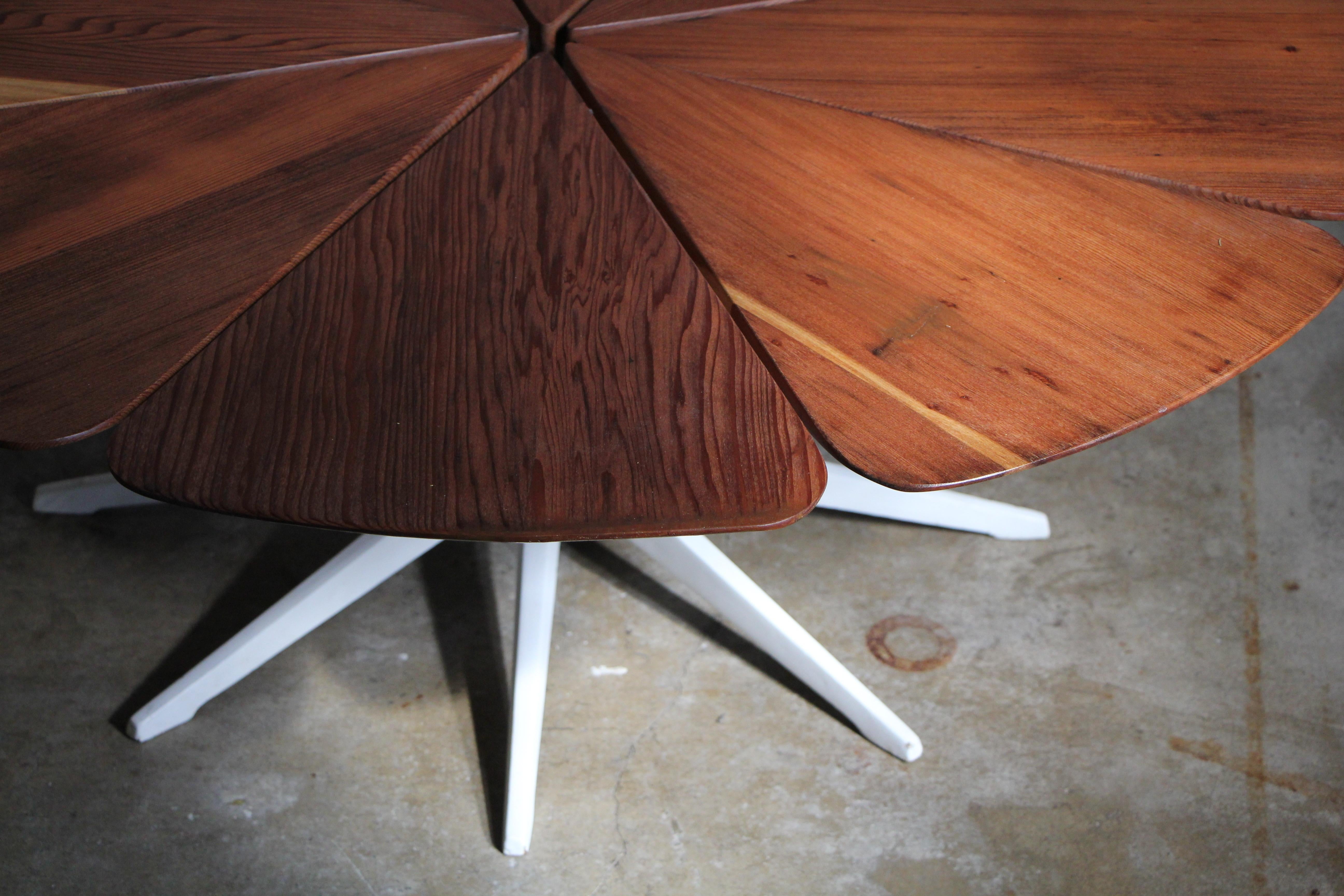 california redwood coffee table