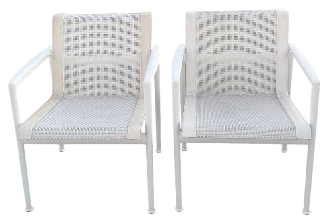 Metallo Richard Schultz for Knoll–1966 Collection Outdoor Dining Set. Late 20th C. U.S.A in vendita