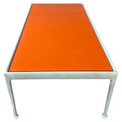 Table basse en émail orange de la série Richard Schultz pour Knoll, 1966