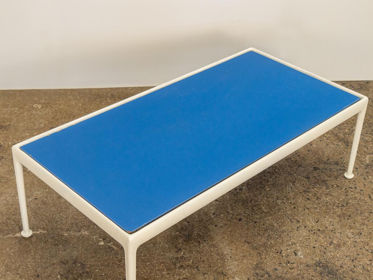 Mid-Century Modern Richard Schultz for Knoll Blue Coffee Table