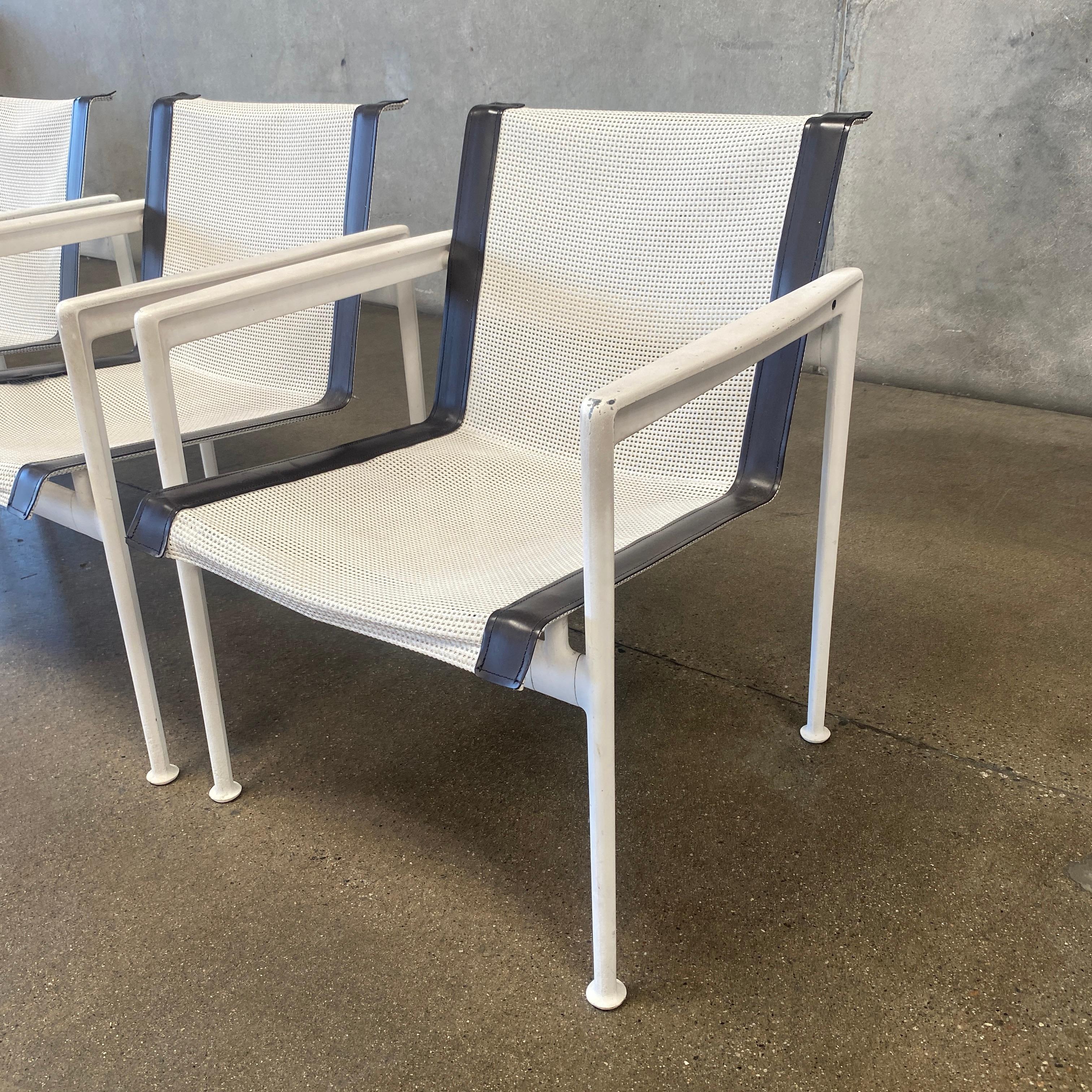 Metà XX secolo Sedie da pranzo Richard Schultz per Knoll 1966 in vendita