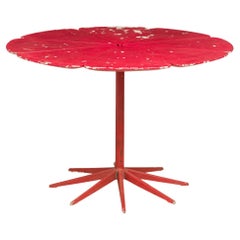 Richard Schultz for Knoll International Red Lacquered Redwood 'Petal' Table
